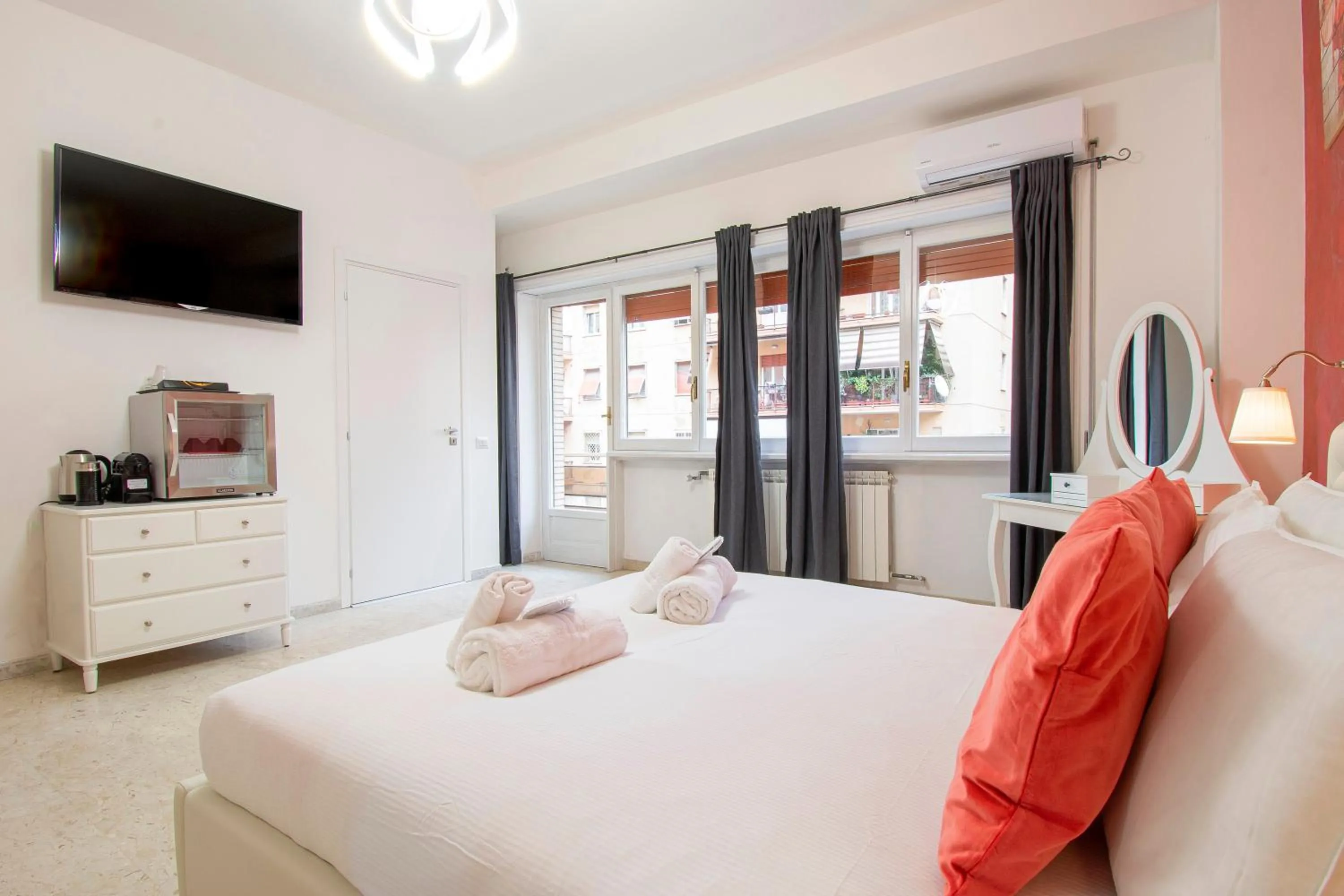 Bed in Luxury Boutique Hotel