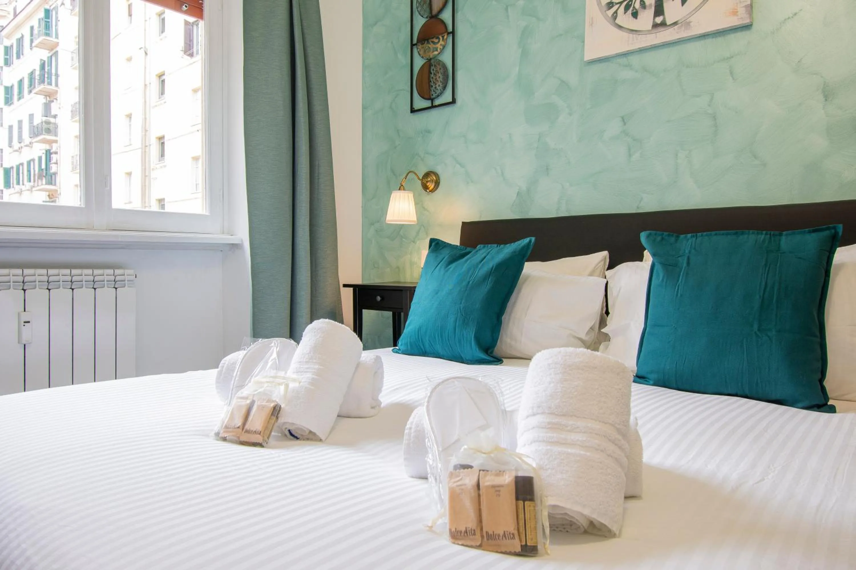 Bed in Luxury Boutique Hotel