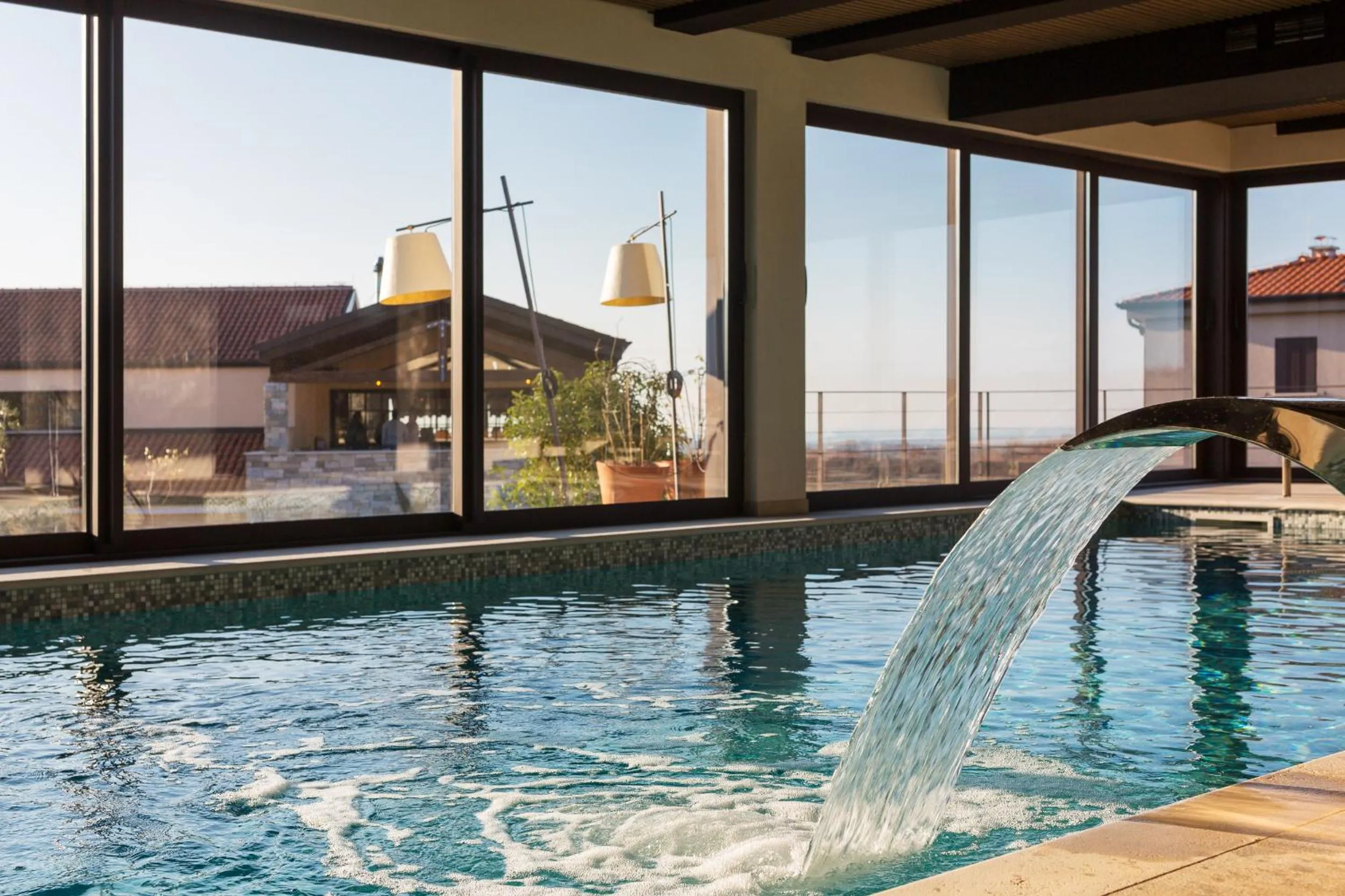 Swimming pool in San Servolo Wellness Homes