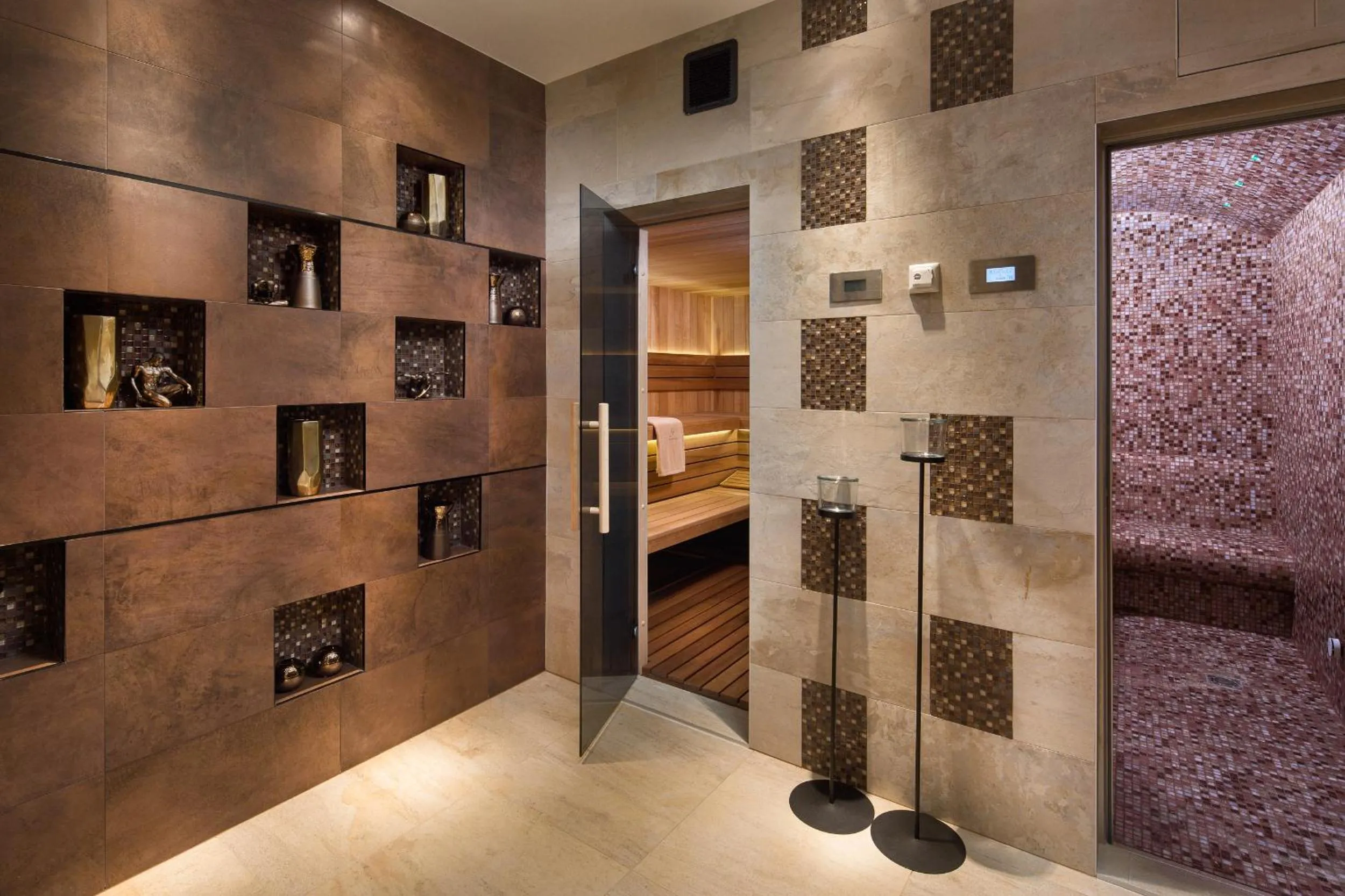 Sauna in San Servolo Wellness Homes