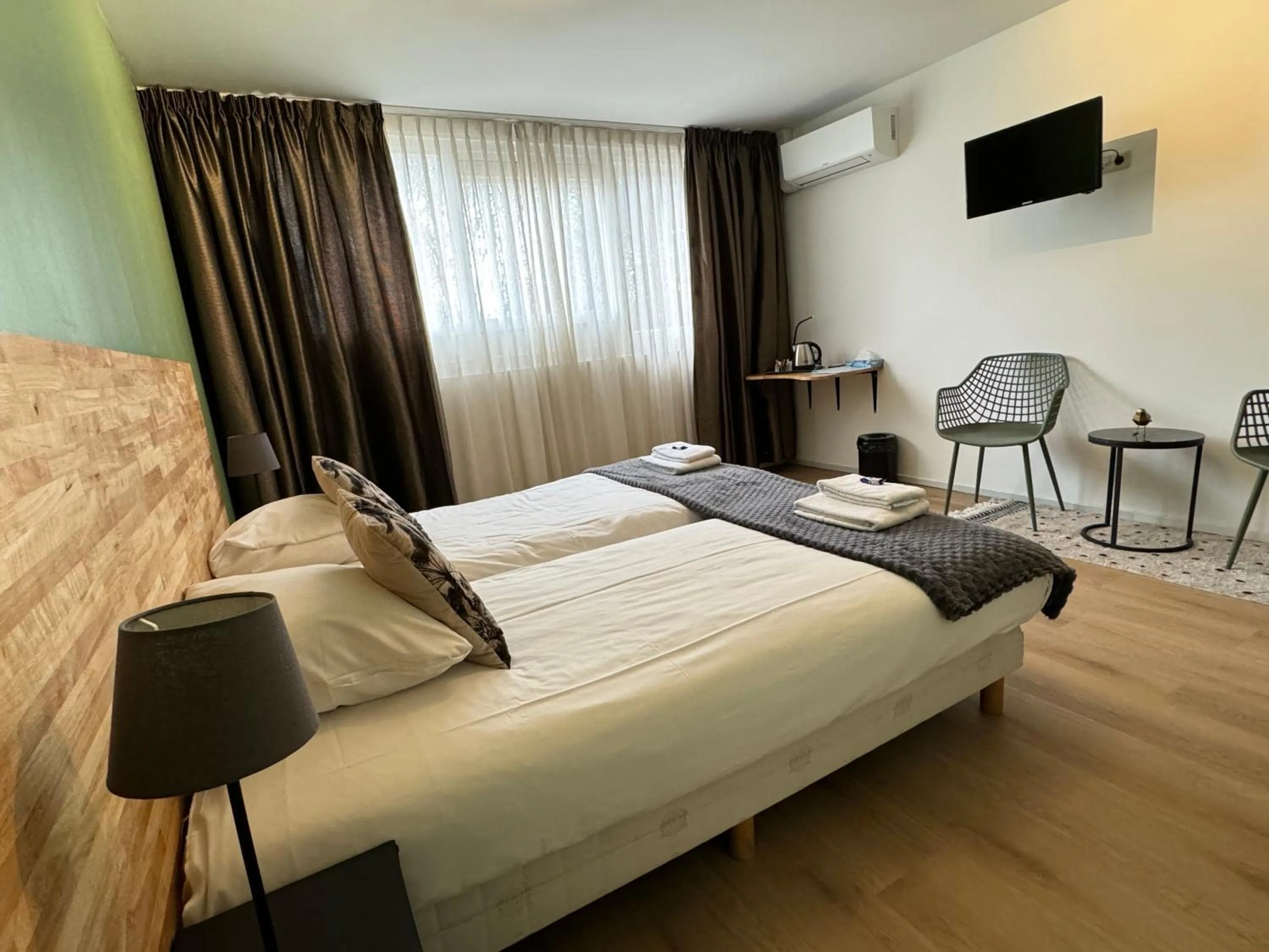 Bed in Hotel de Grote Zwaan