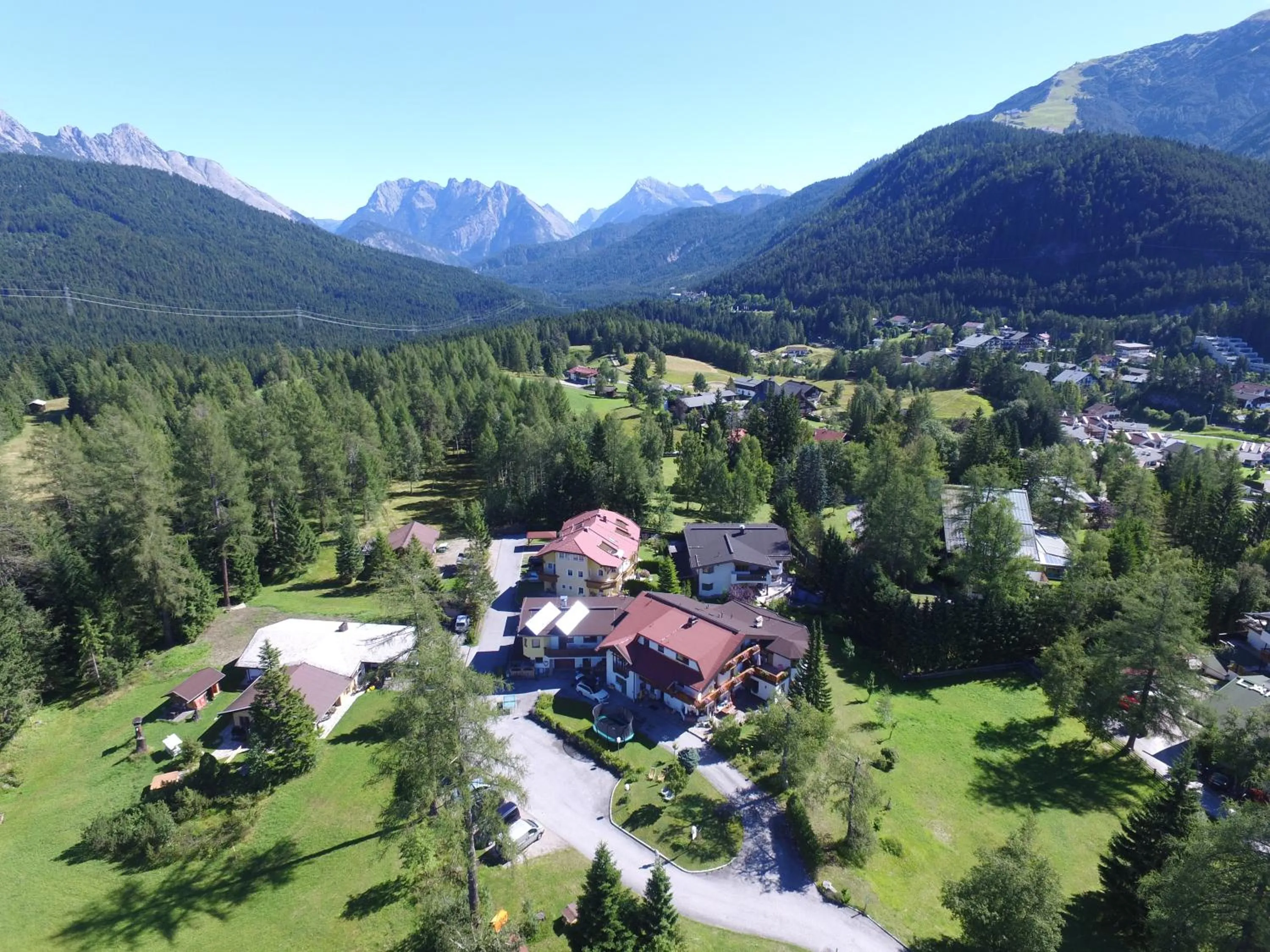 Bird's eye view in Landhaus Charlotte Apartments Tirol