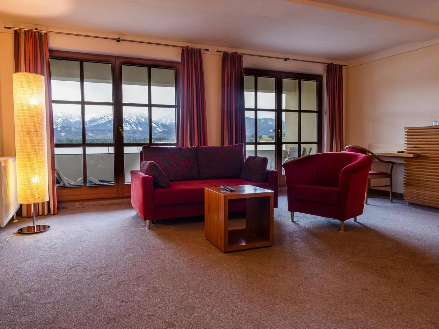Seating area in Hotel Geiger