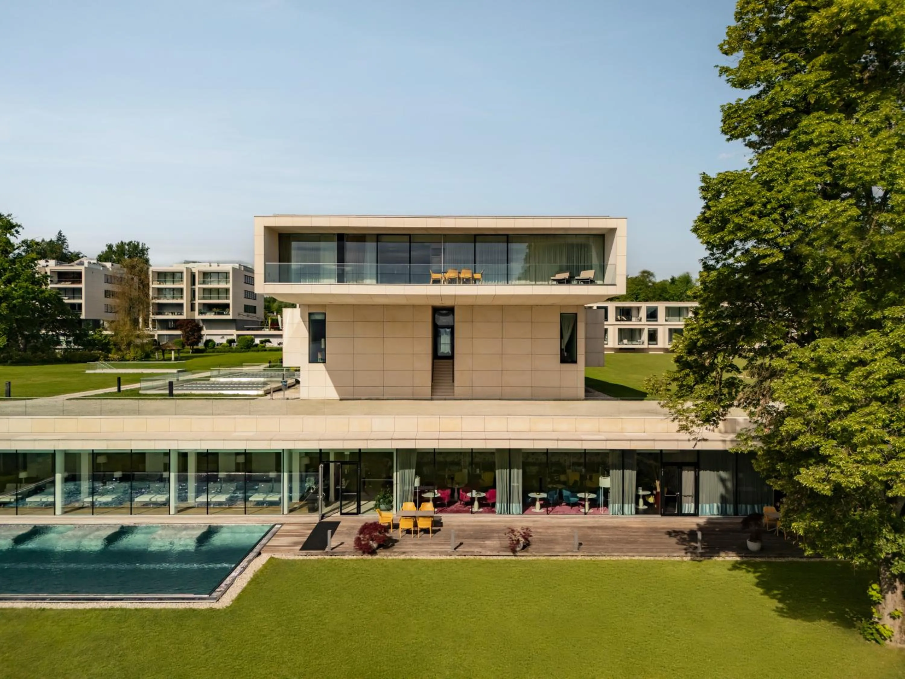 Property building in Falkensteiner Schlosshotel Velden – The Leading Hotels of the World