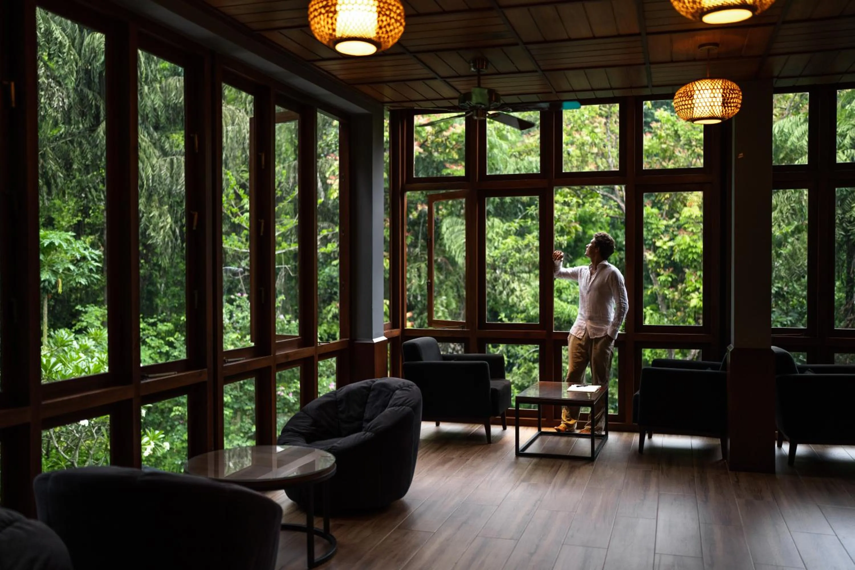 Seating area in Moksha at Kitulgala - Rainforest Boutique Hotel