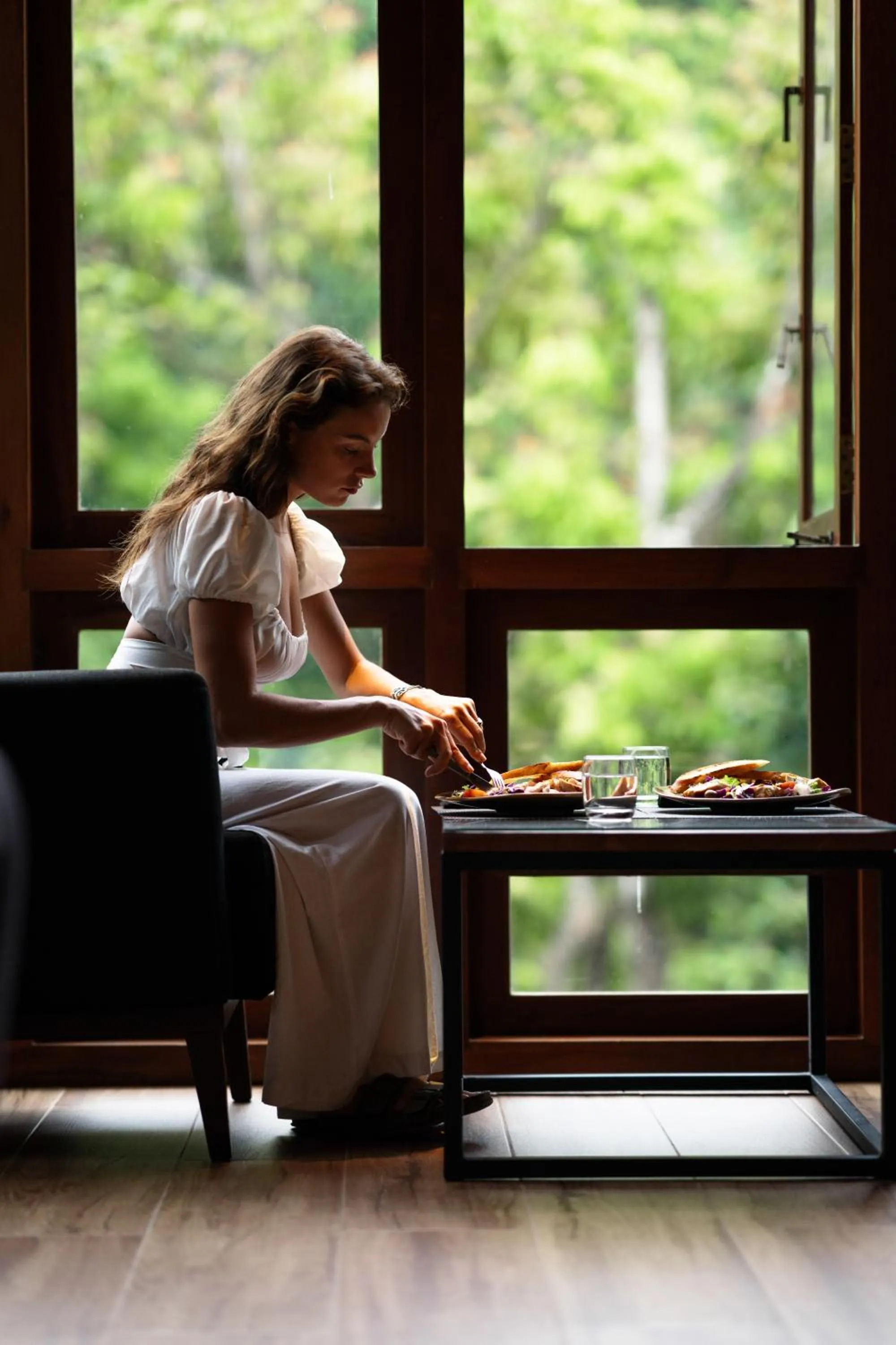 Lounge or bar in Moksha at Kitulgala - Rainforest Boutique Hotel