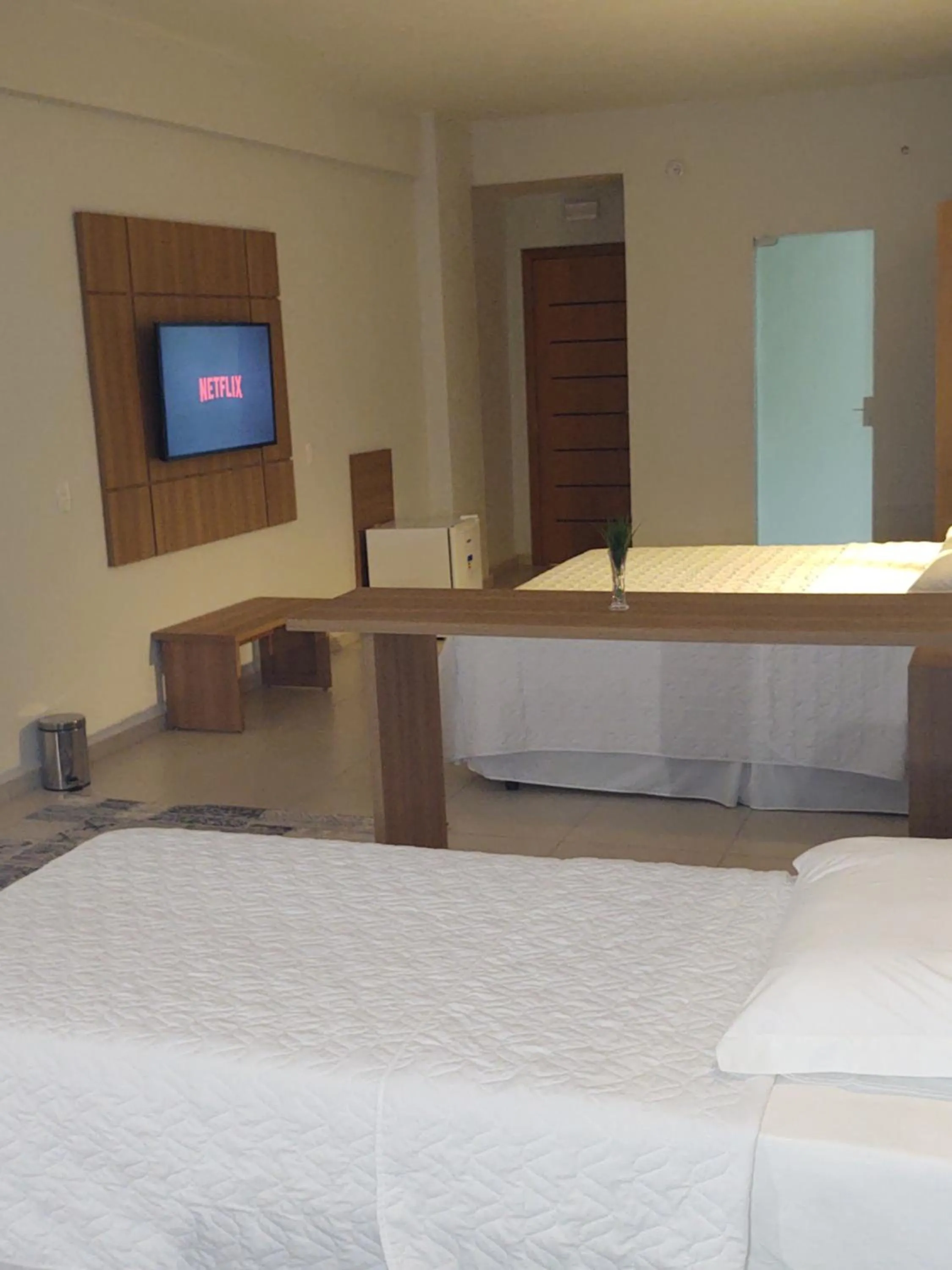 Bed in Hotel Quartzo