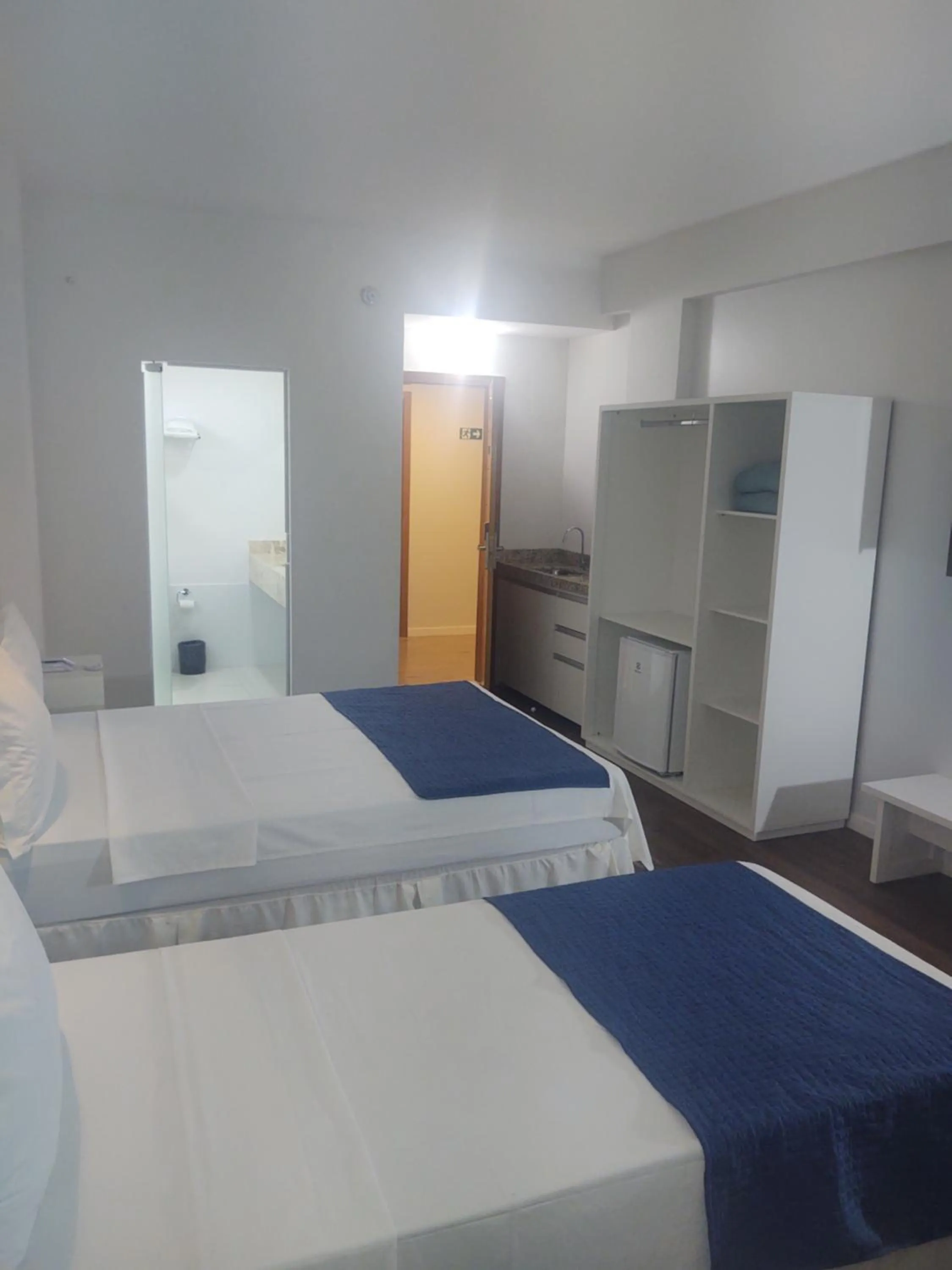 Bed in Hotel Quartzo