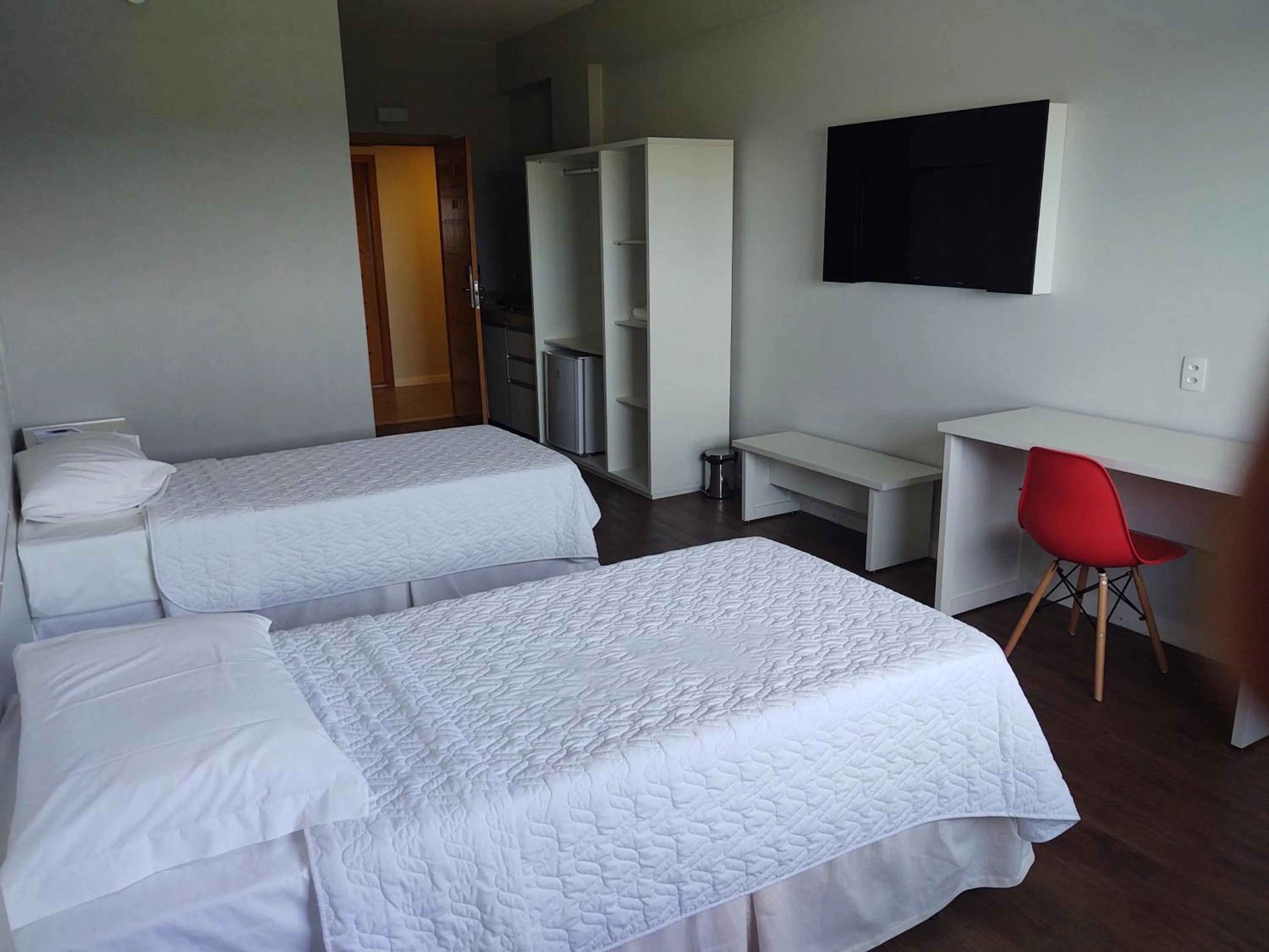 Bed in Hotel Quartzo