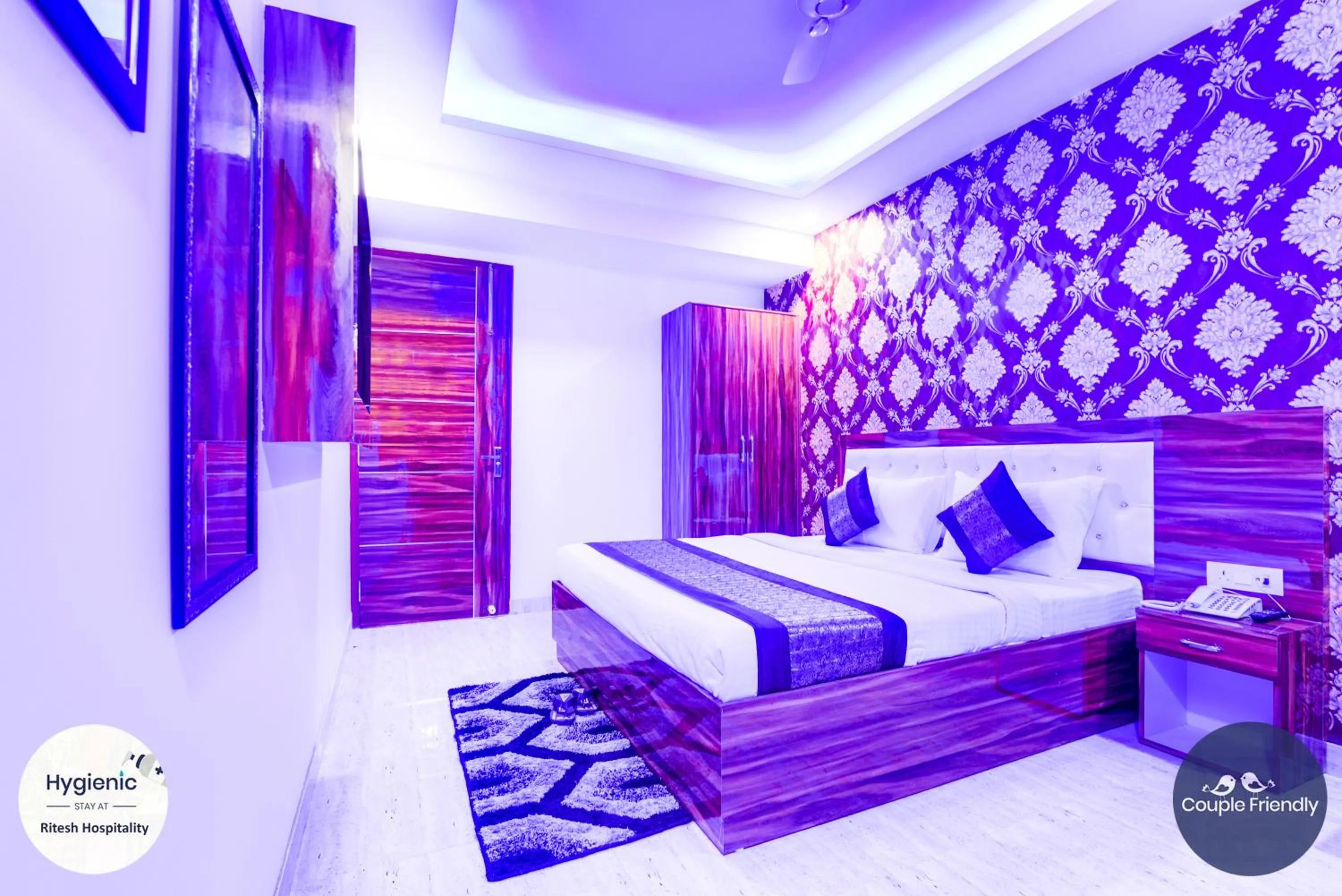 Bed in Hotel Fabulous - Delhi International Airport