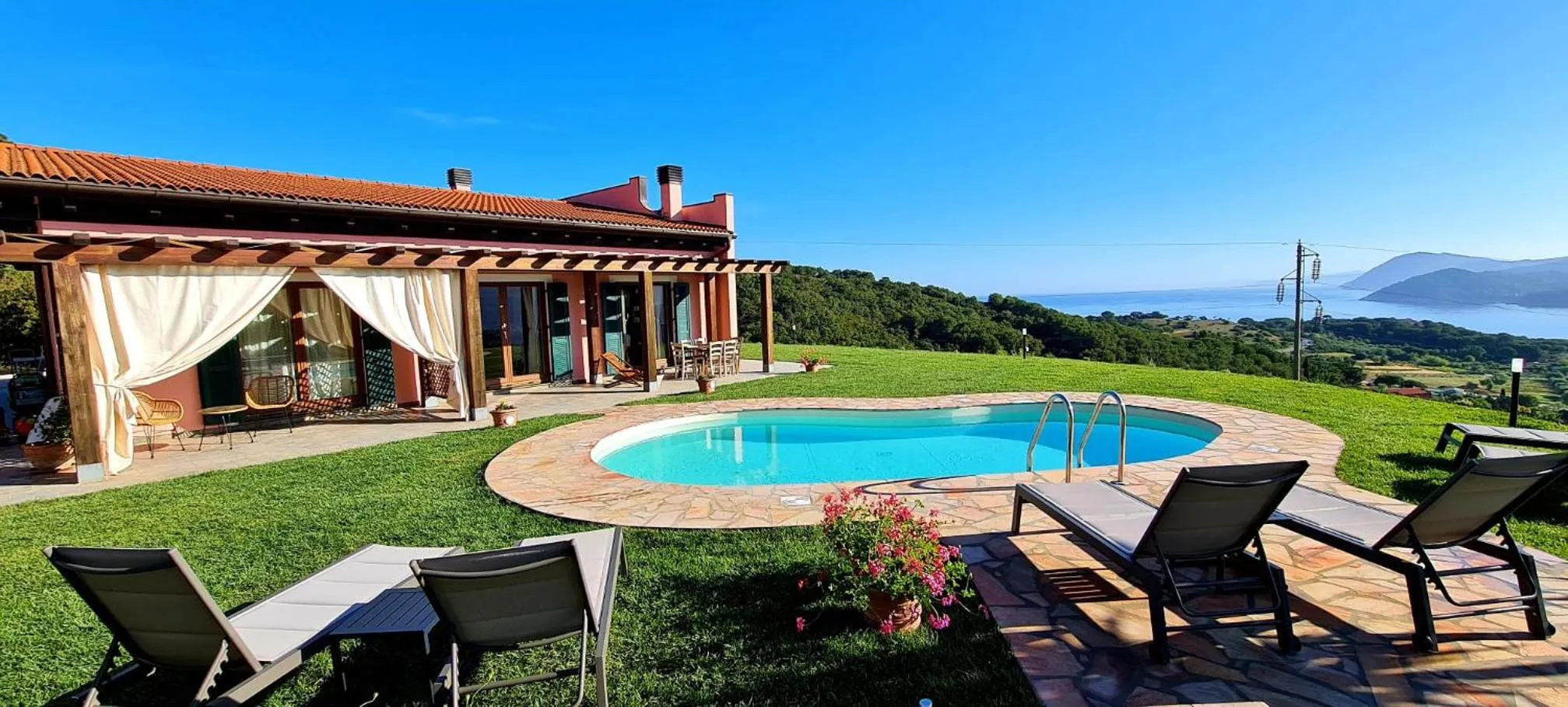 Swimming pool in Fonte Murata B&B