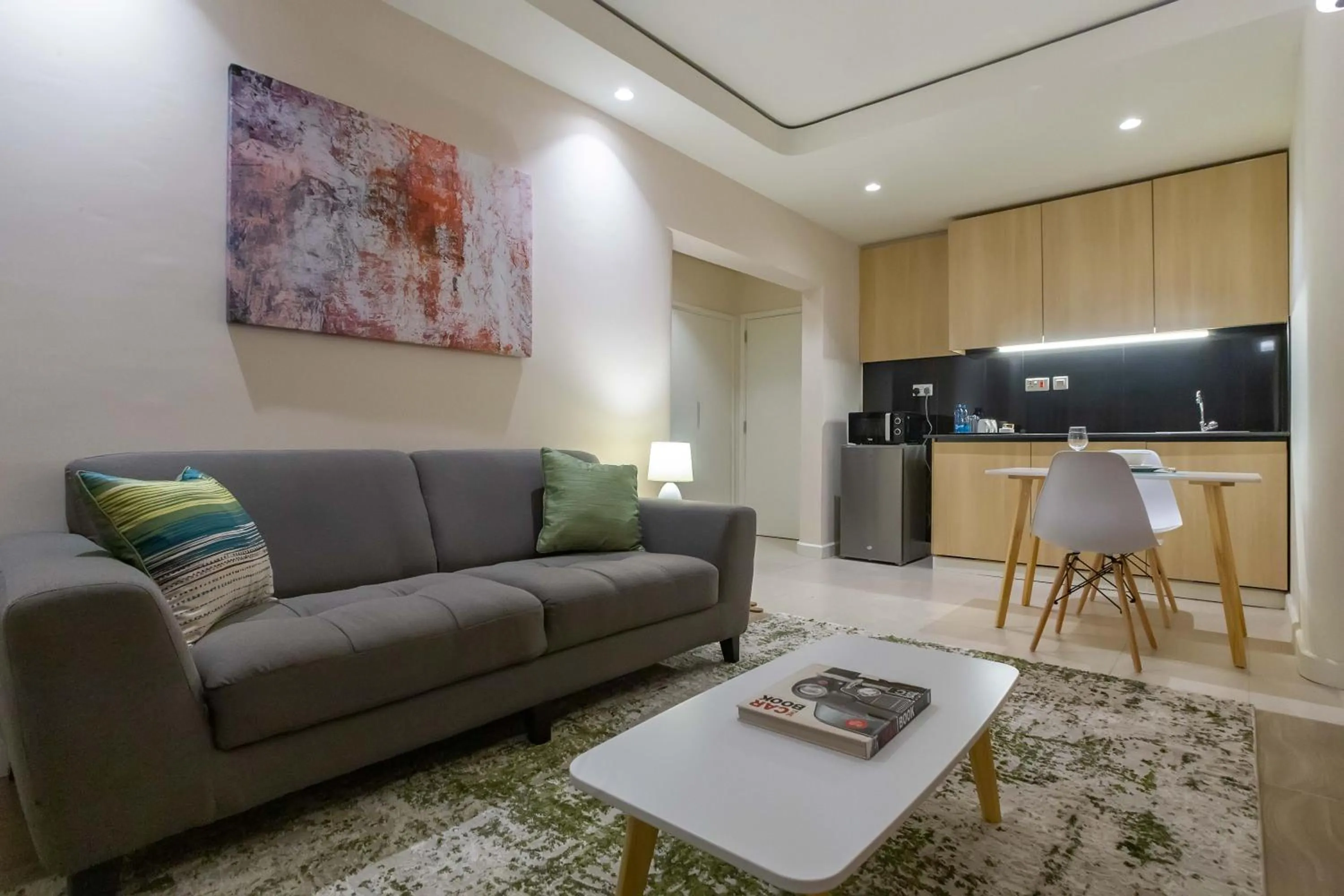 Living room in Kozi Suites Nairobi Airport