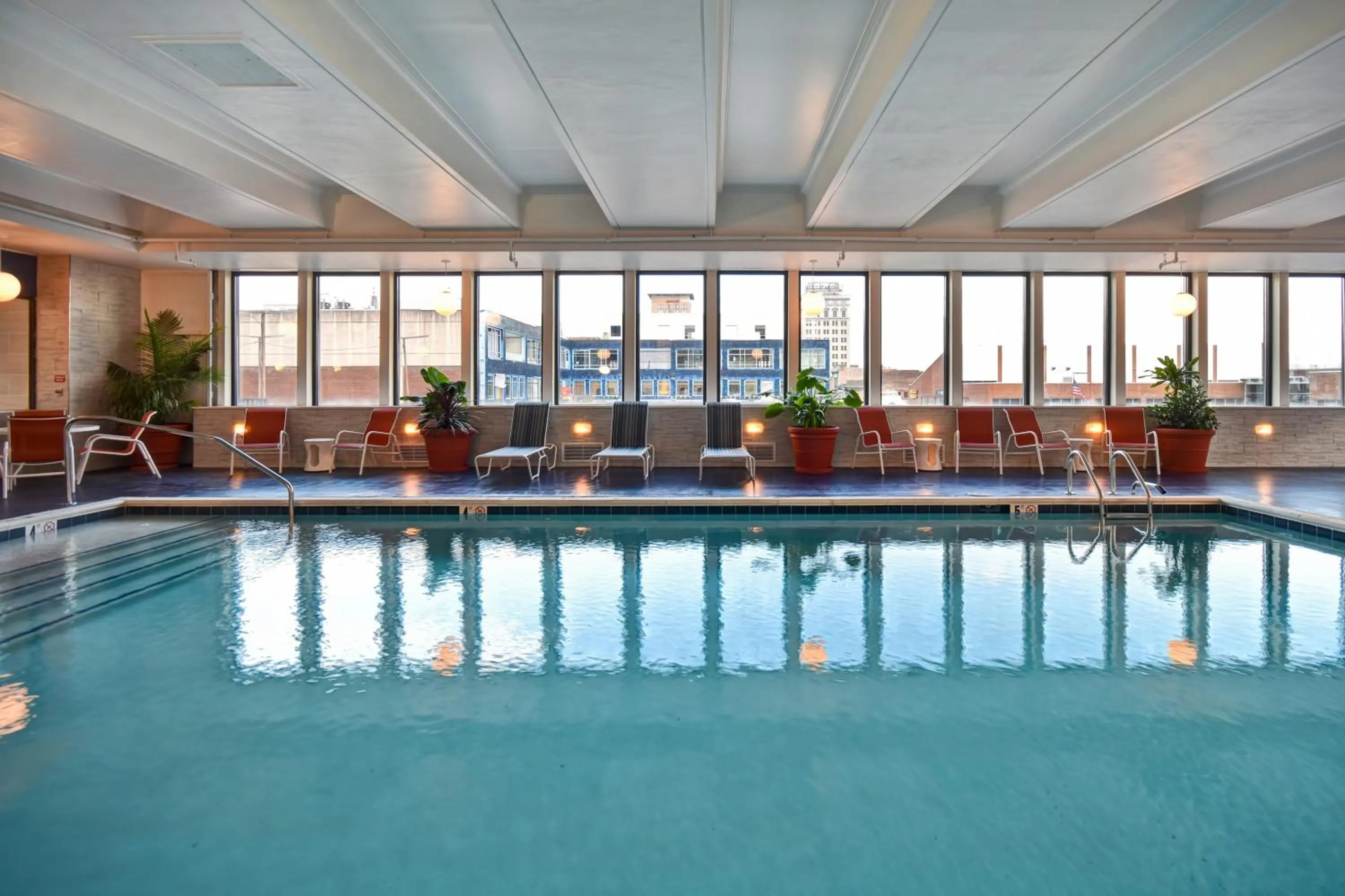 Pool view in Holiday Inn Lancaster by IHG