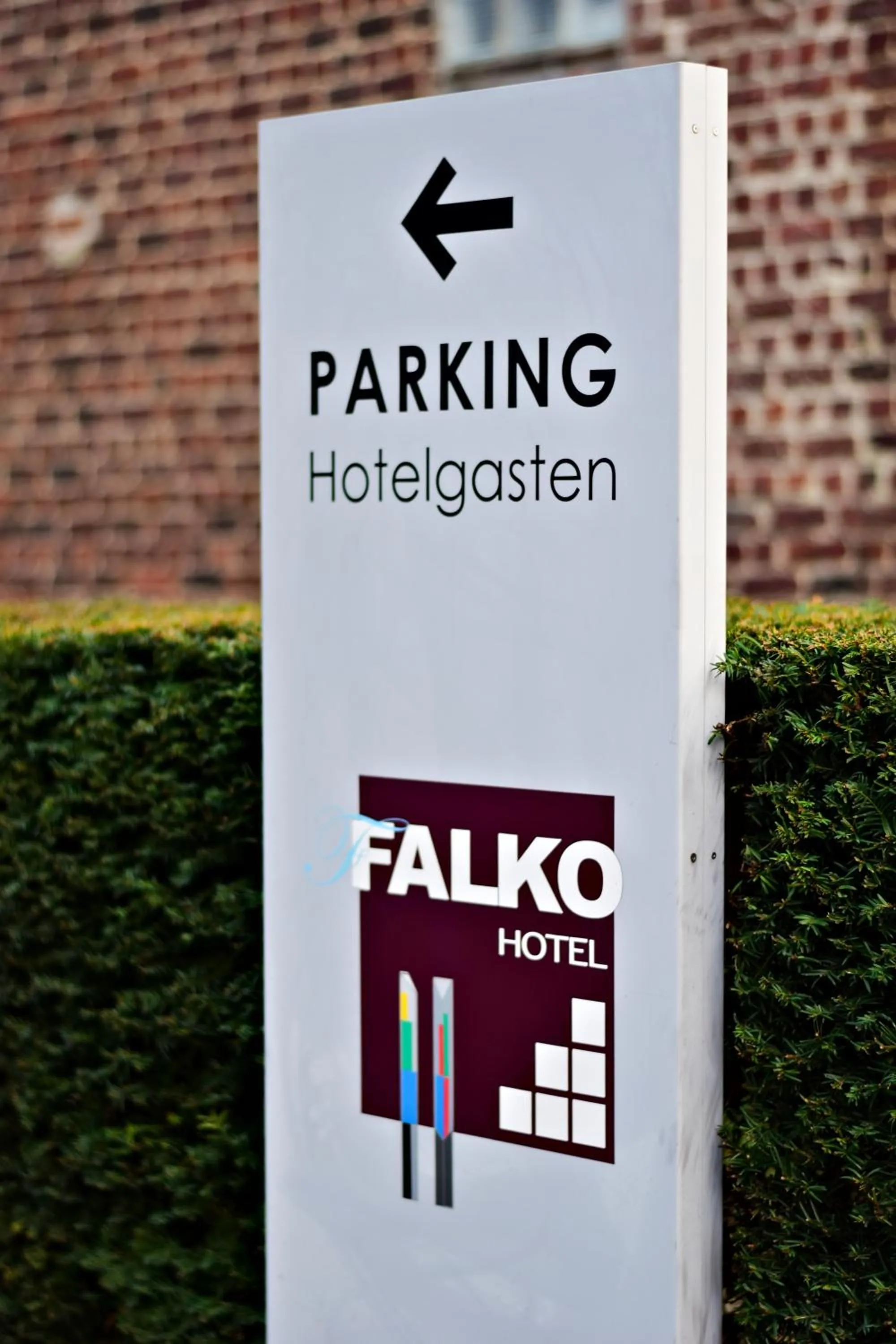 Property logo or sign in Hotel Falko