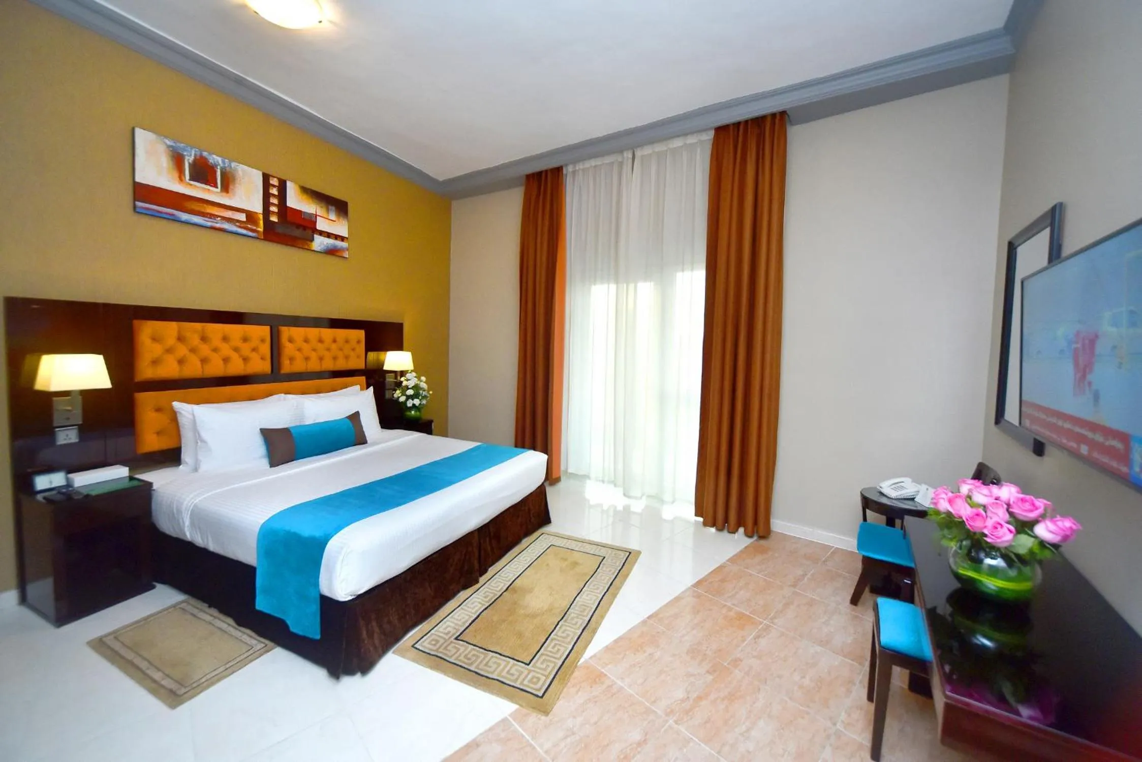 Bedroom, Bed in Emirates Stars Hotel Apartments Dubai