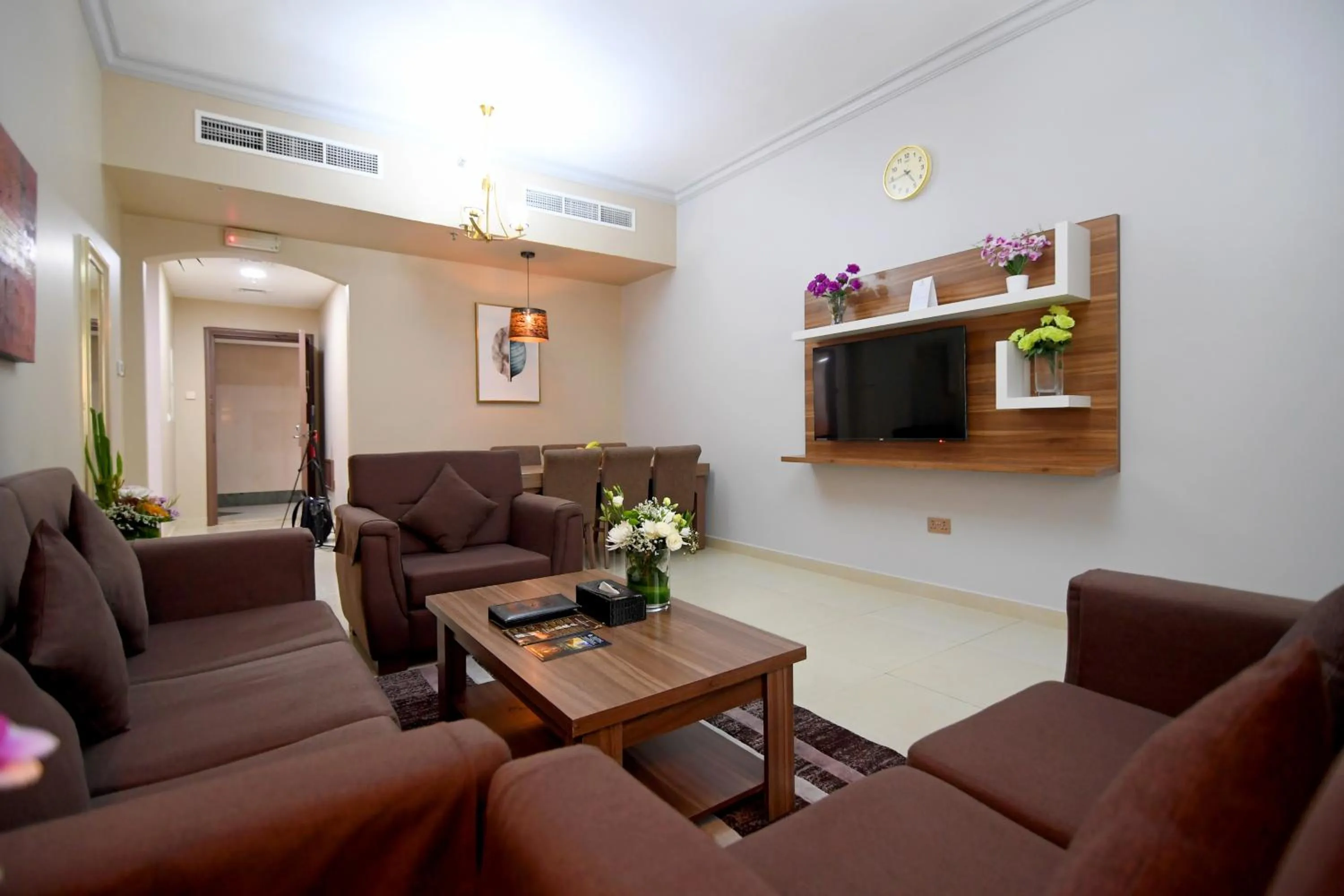 Living room in Emirates Stars Hotel Apartments Dubai