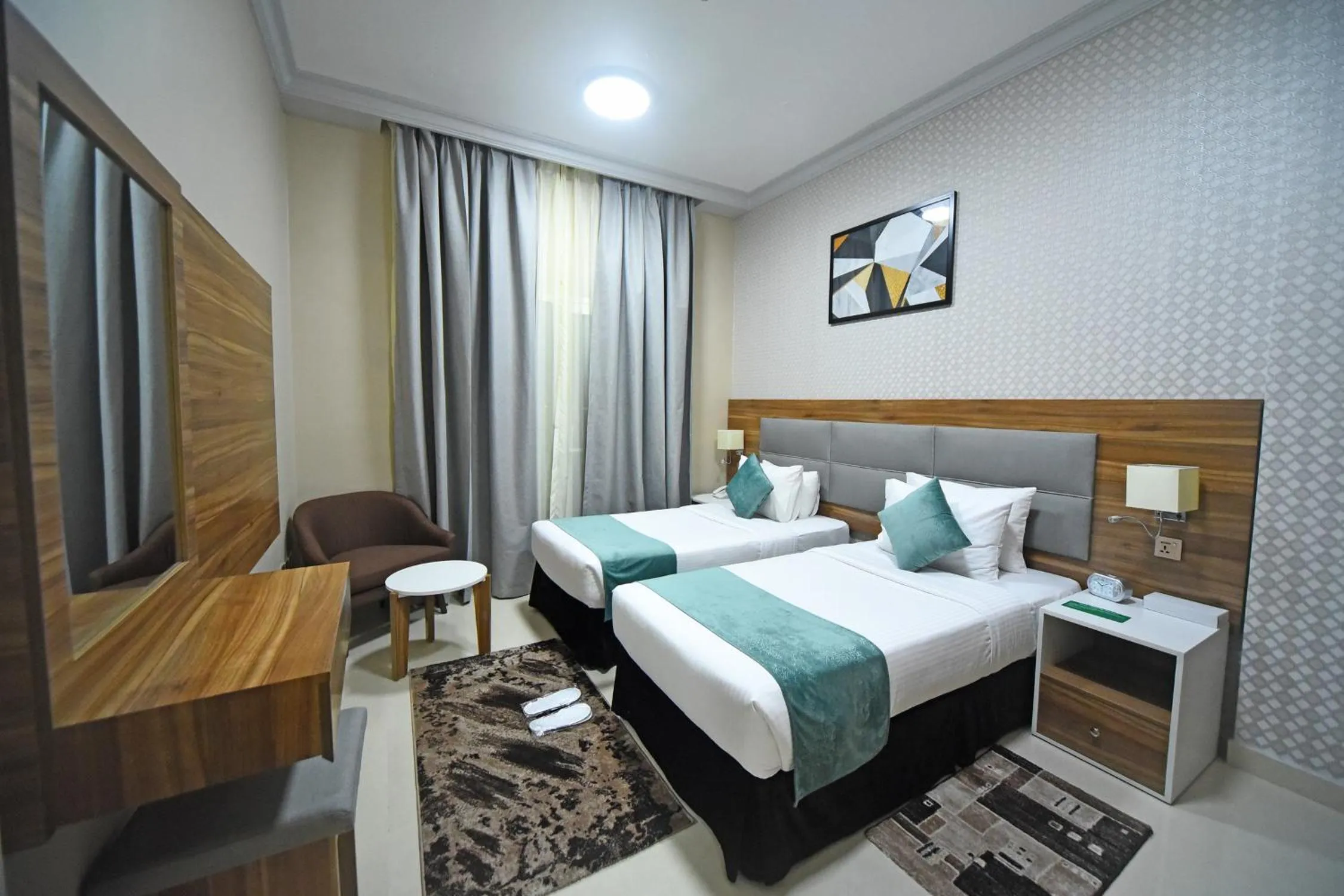 Property building, Bed in Emirates Stars Hotel Apartments Dubai