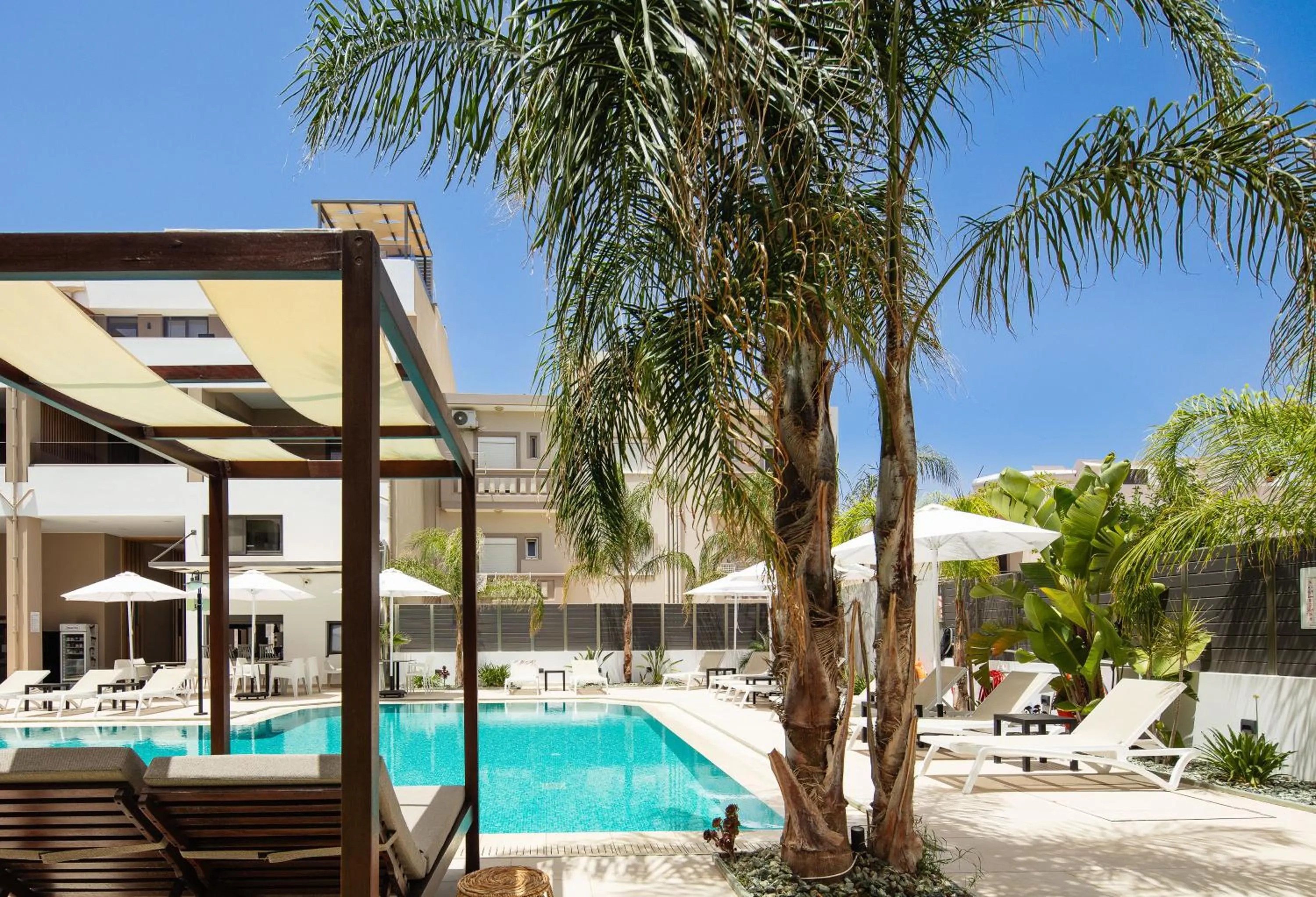 Swimming pool in Sapphire Blue Suites