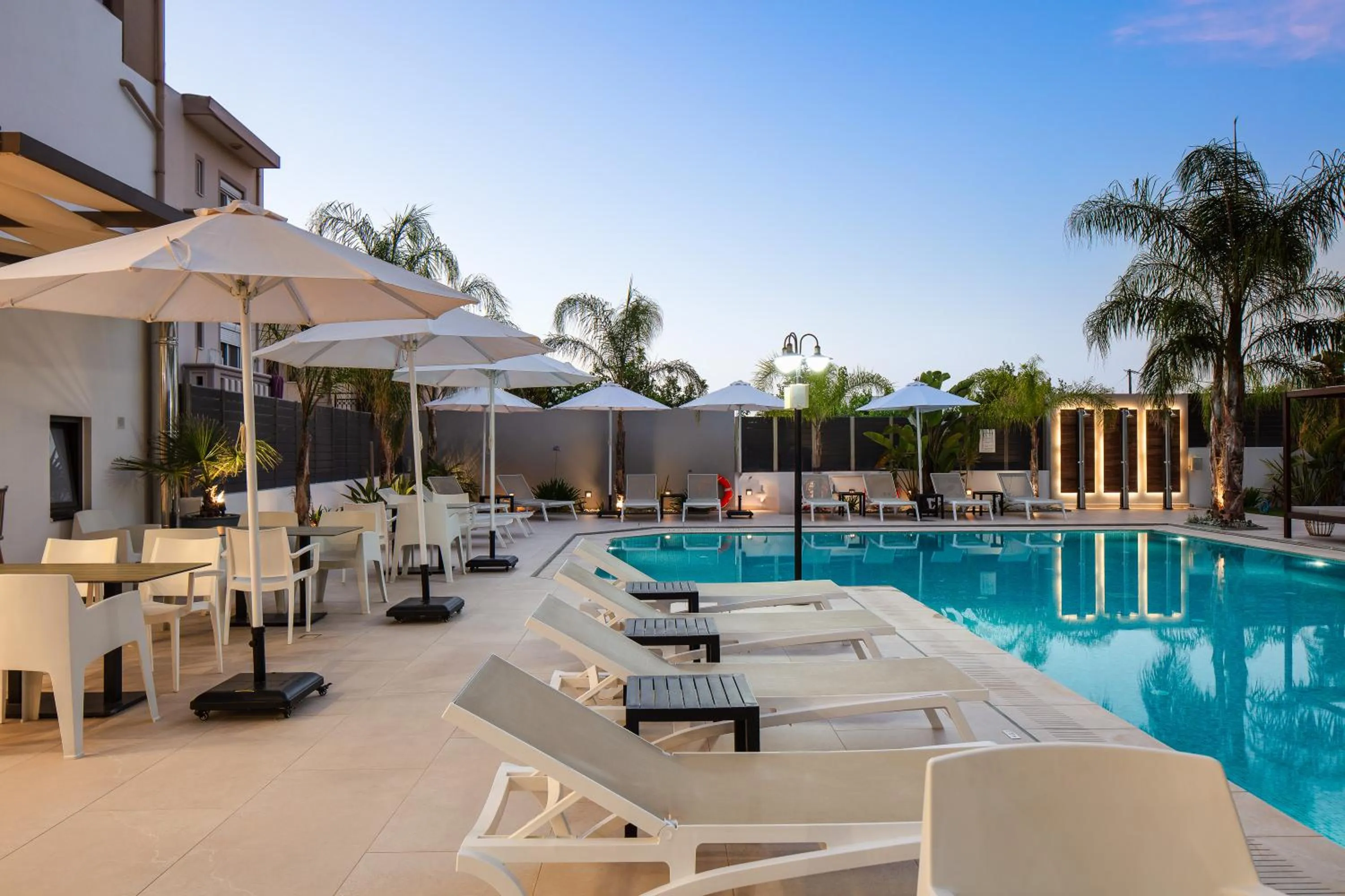 Swimming pool in Sapphire Blue Suites