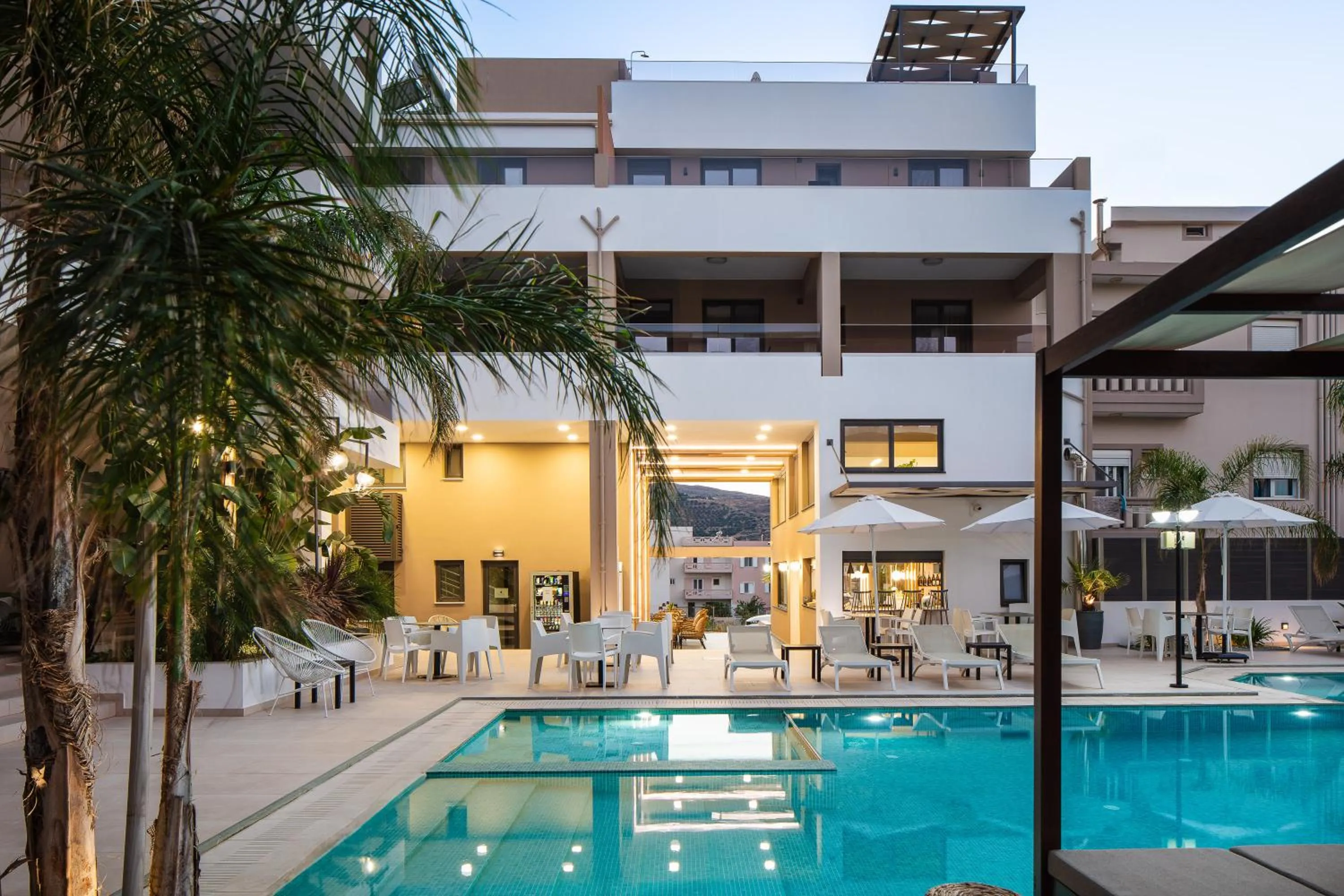 Swimming pool in Sapphire Blue Suites