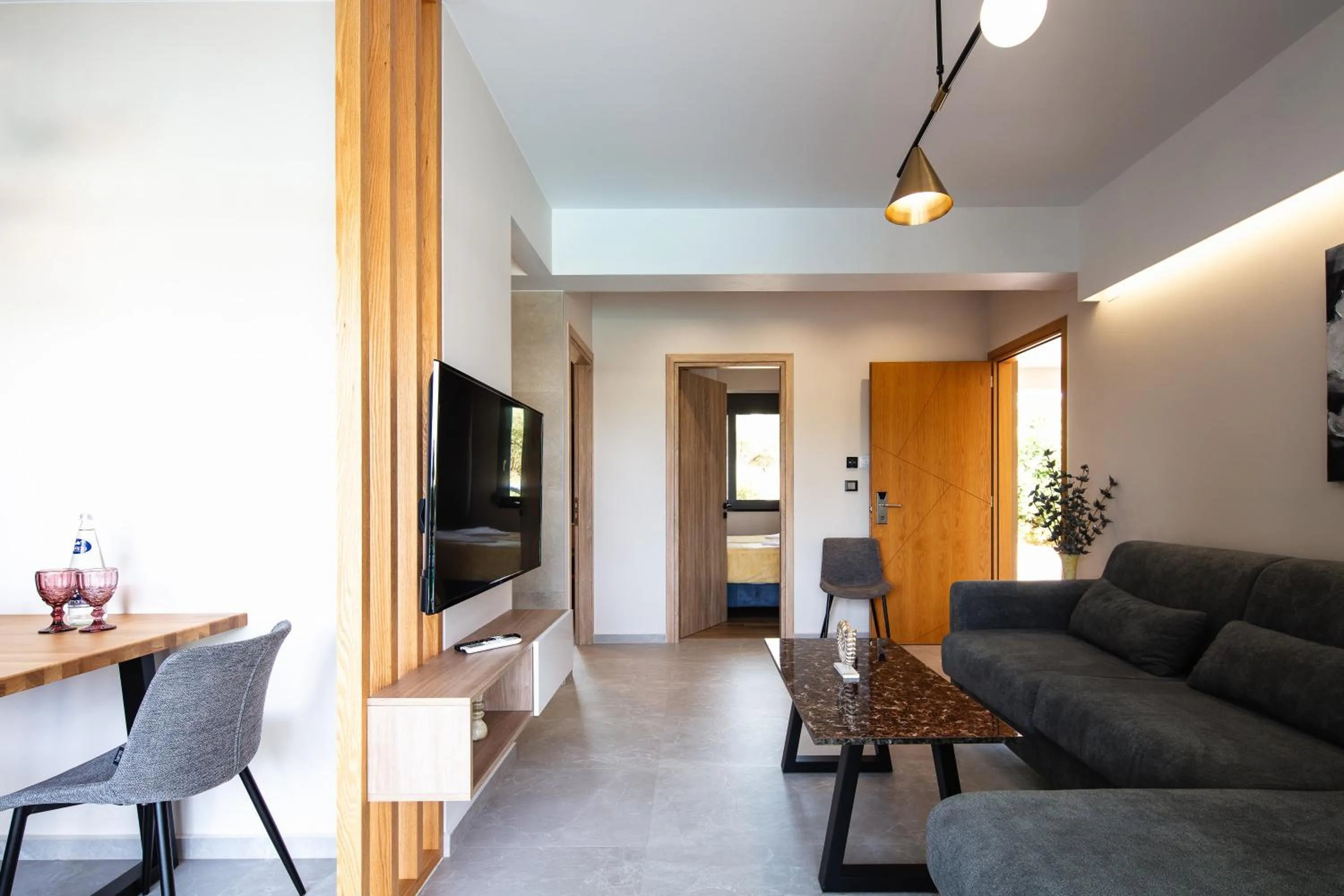 Living room in Sapphire Horizon Suites