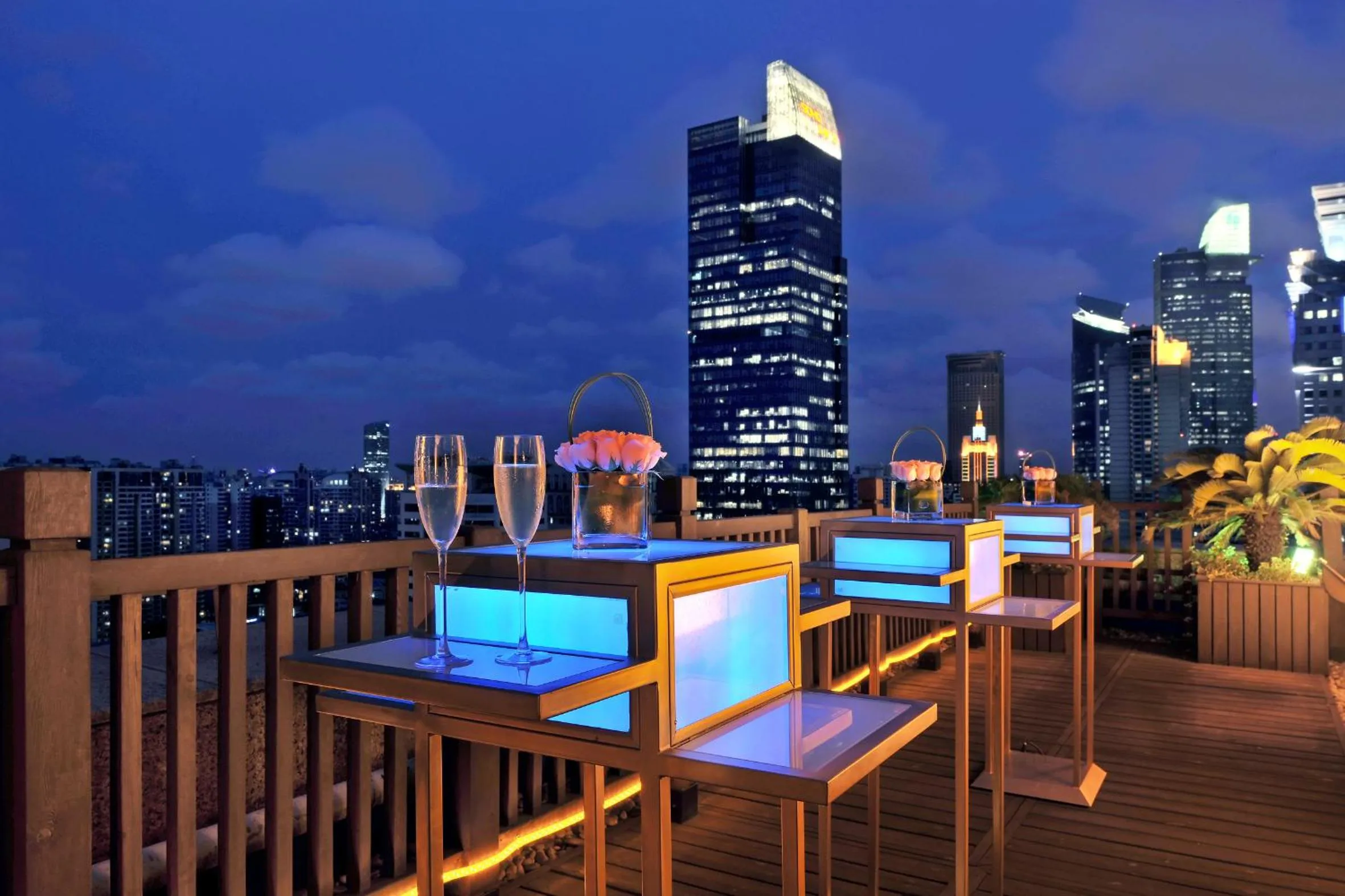 Balcony/Terrace in Swissôtel Grand Shanghai