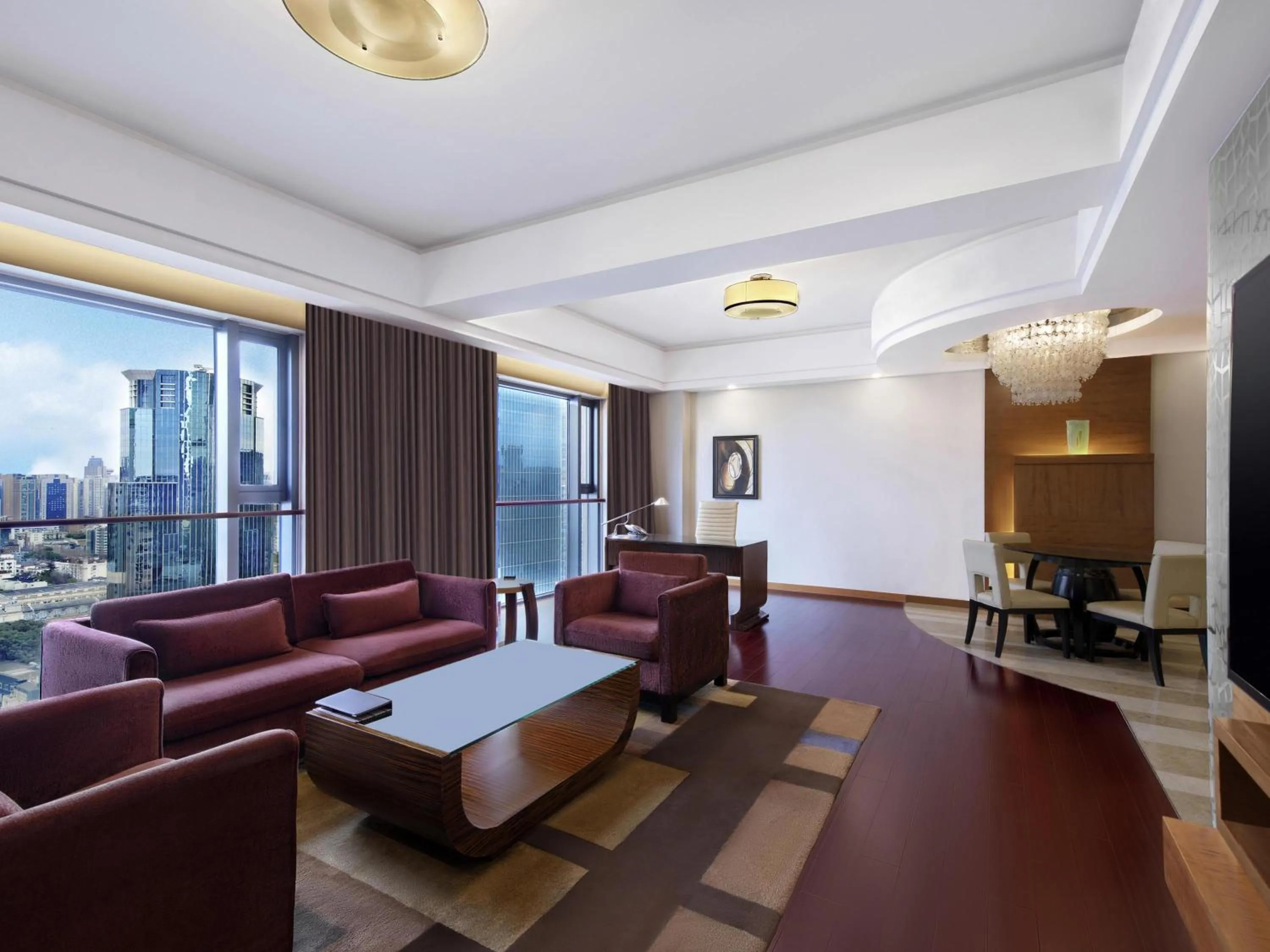 Bedroom in Swissôtel Grand Shanghai