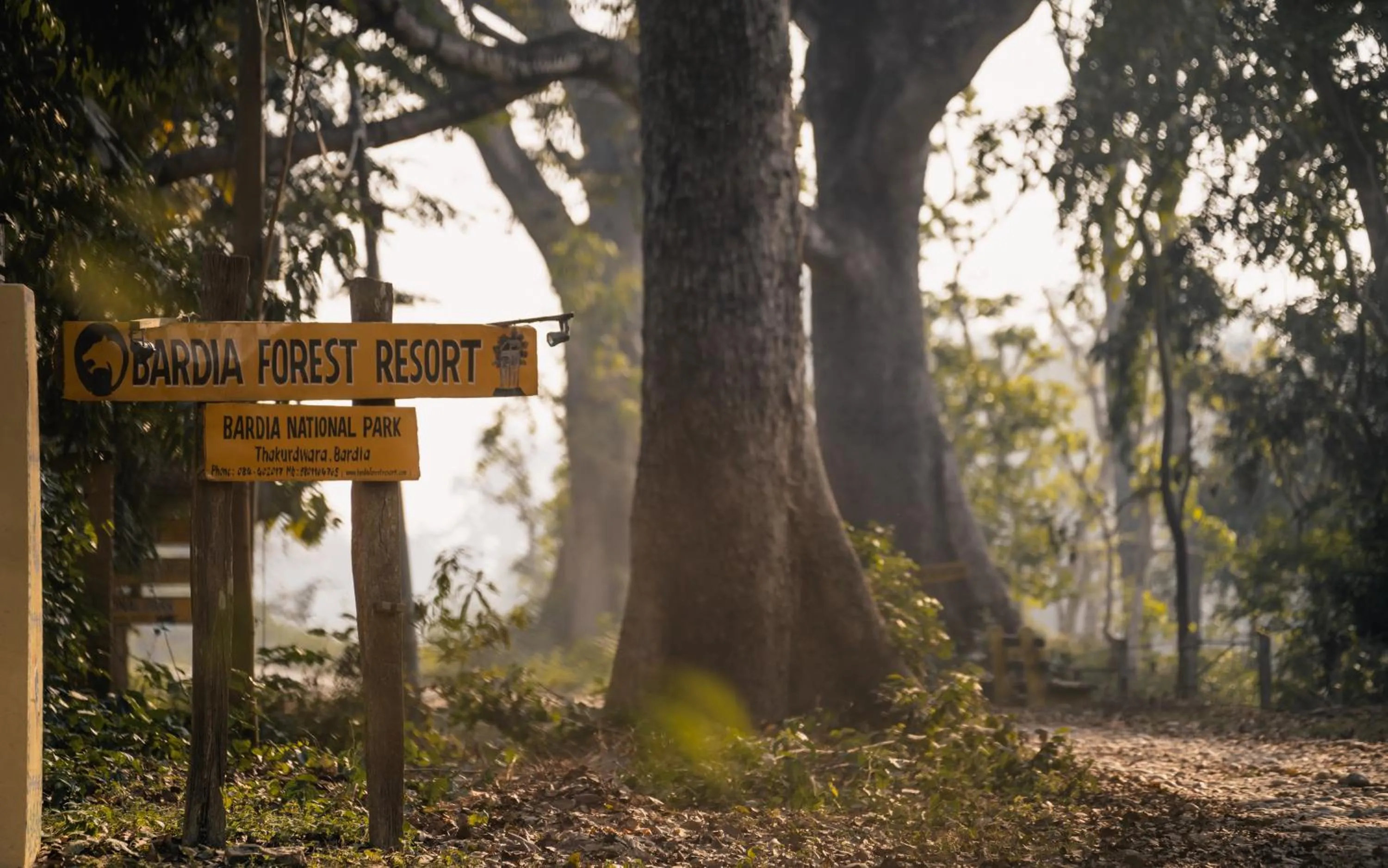 Facade/entrance in Bardia Forest Resort