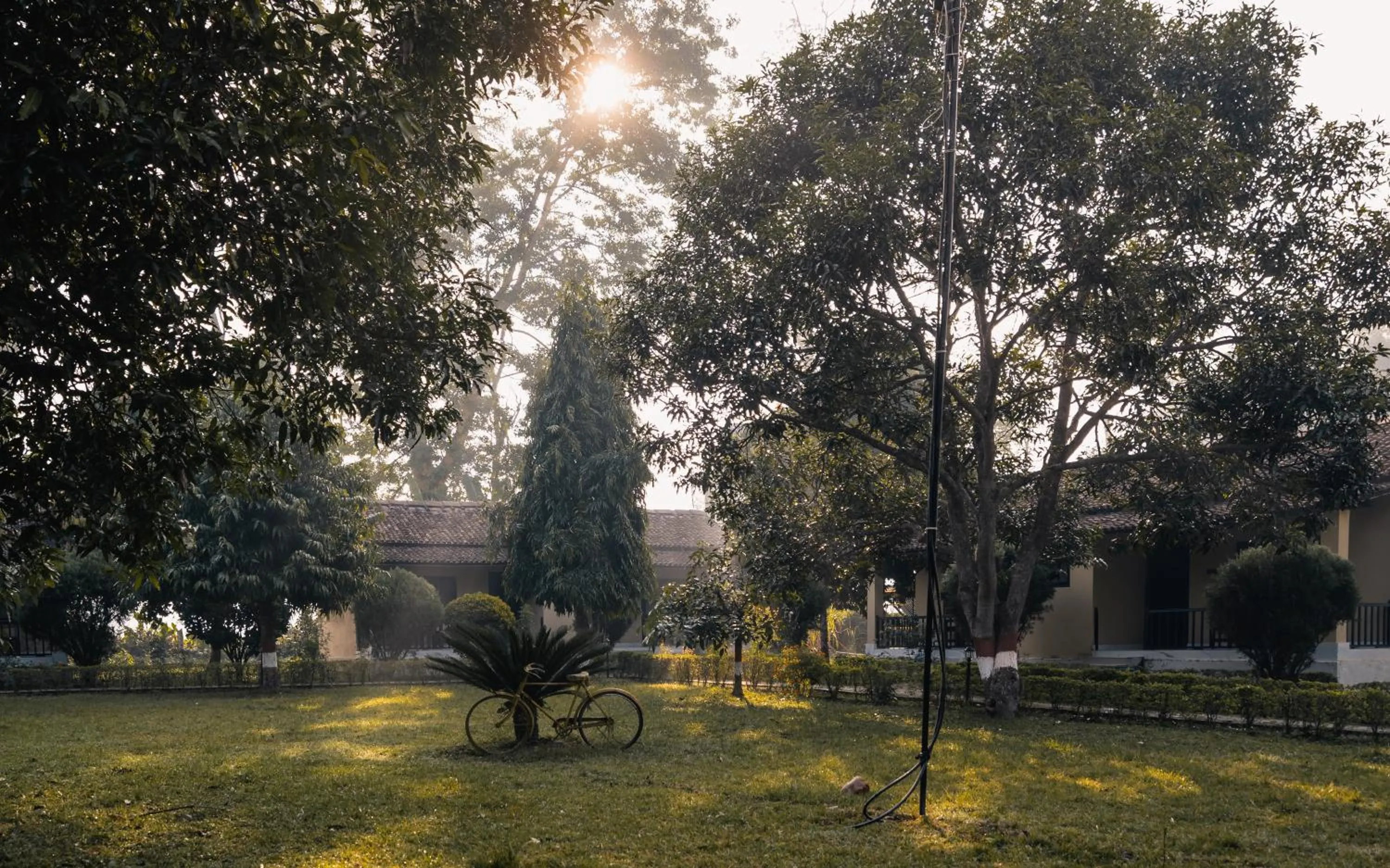 Garden in Bardia Forest Resort