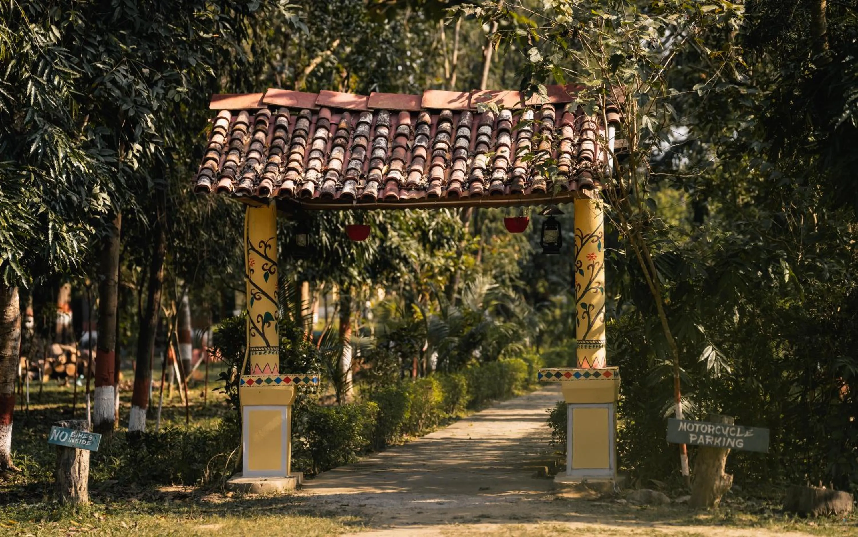 Facade/entrance in Bardia Forest Resort