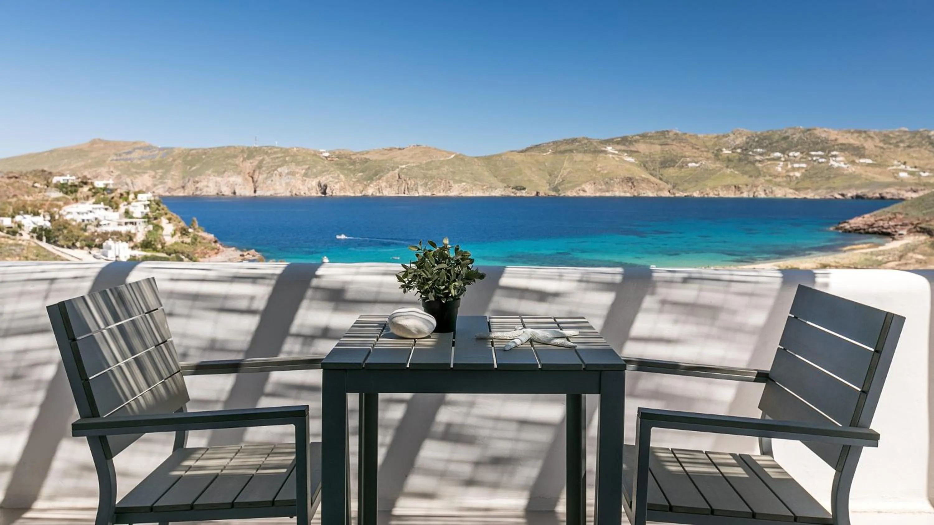 Balcony/Terrace in Mykonos Panormos Villas