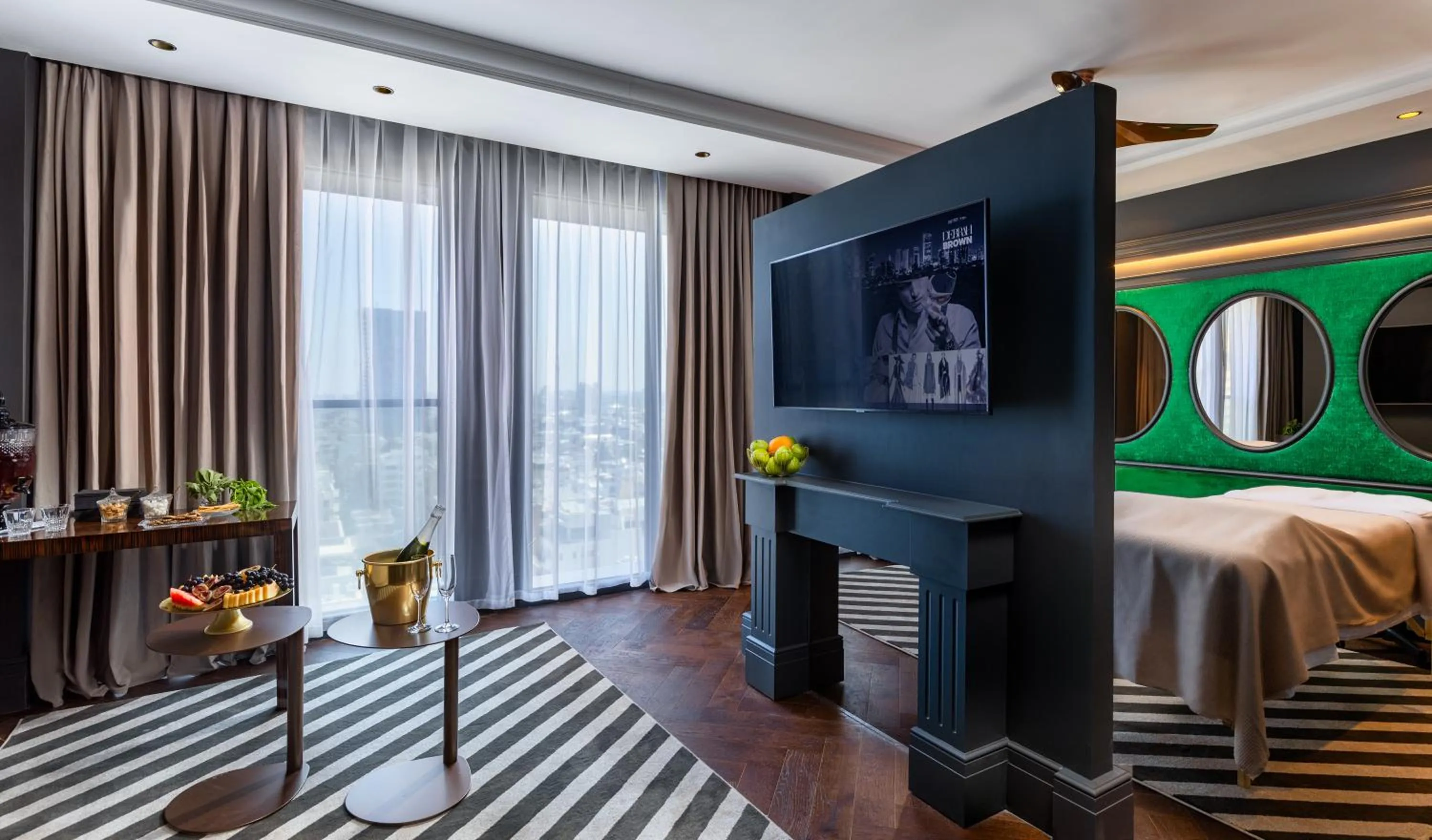 Seating area, Bed in Debrah Brown, a member of Brown Hotels