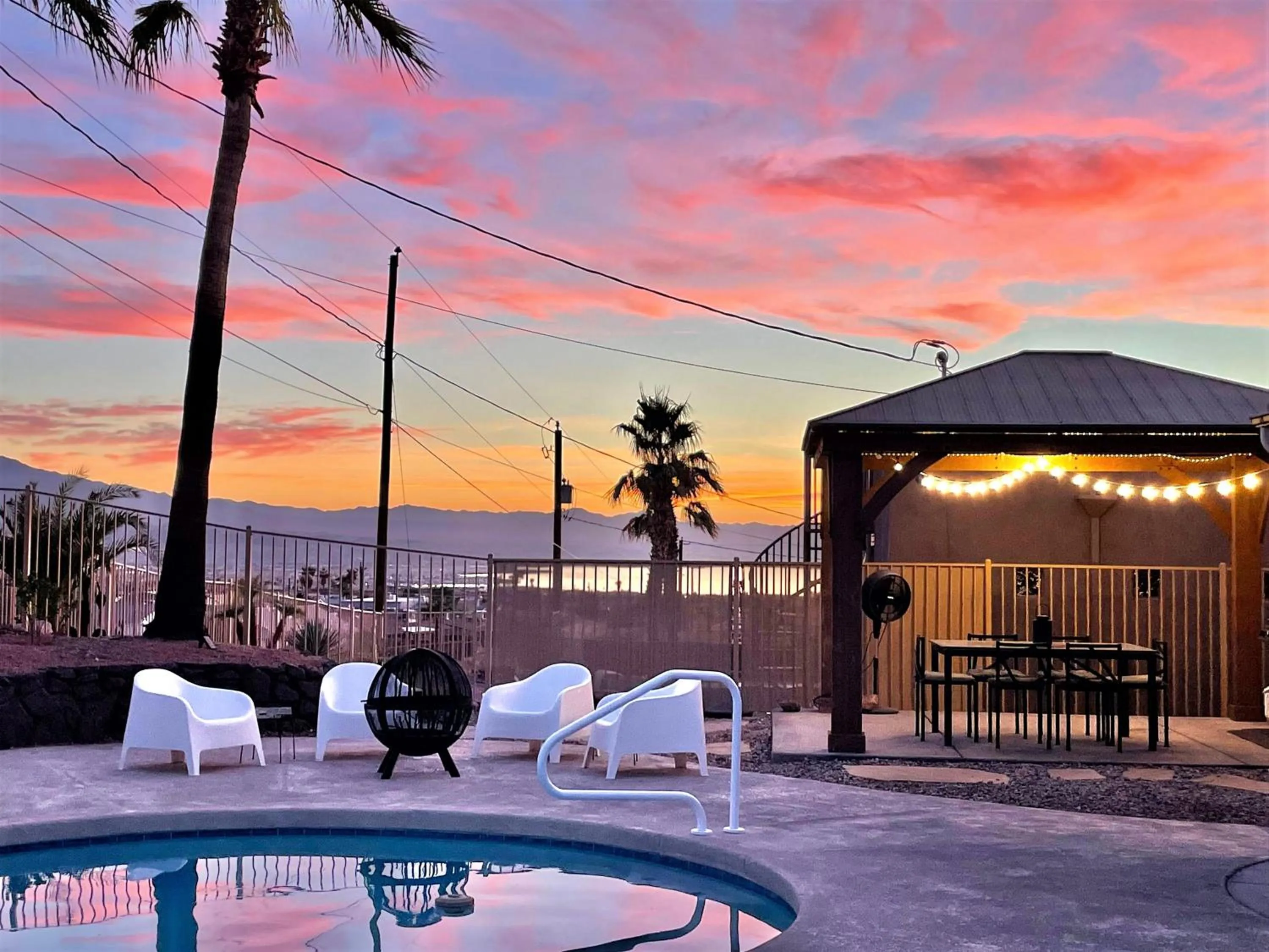 Trendy Desert Getaway Pool, Spa, Game Room
