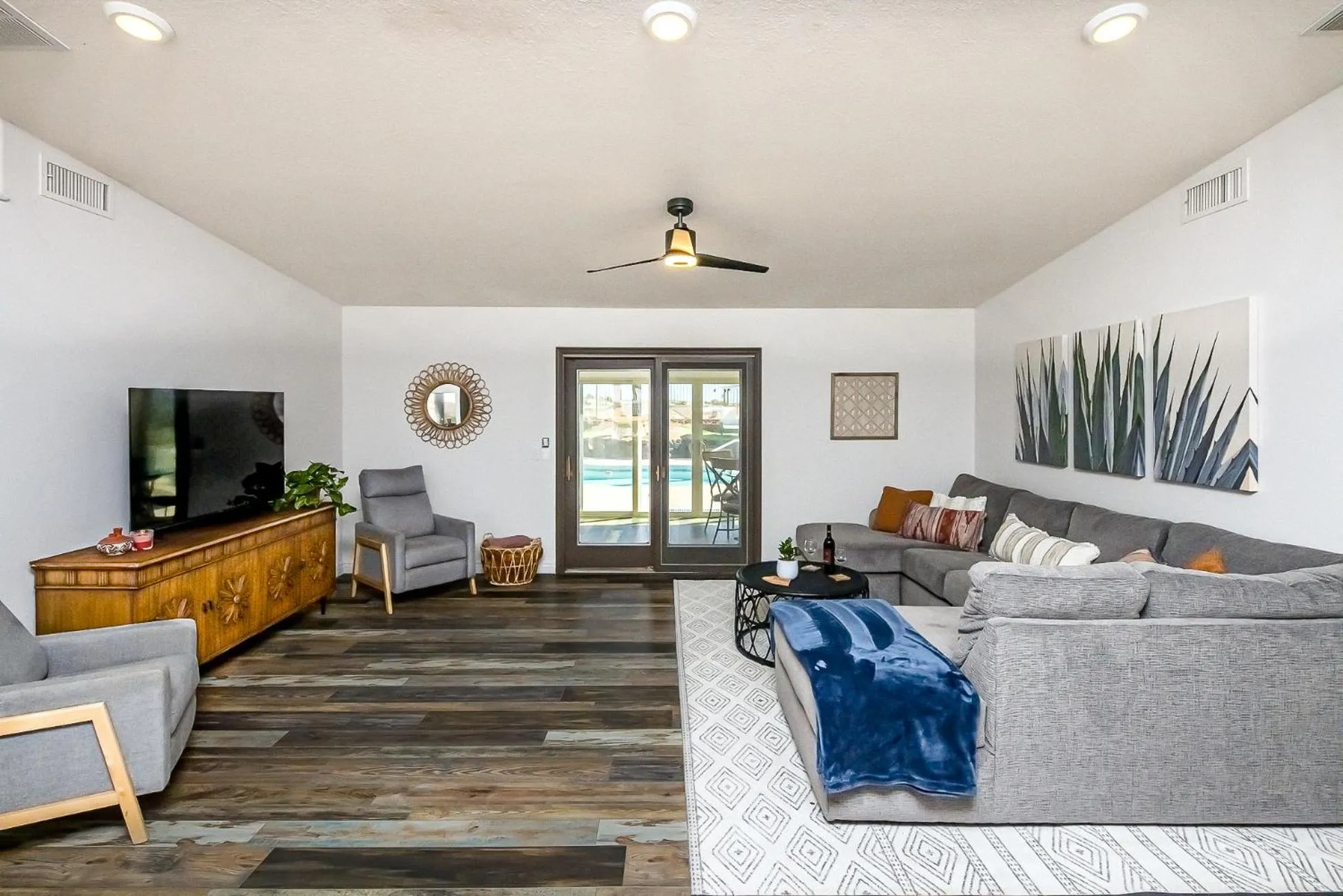 Trendy Desert Getaway Pool, Spa, Game Room