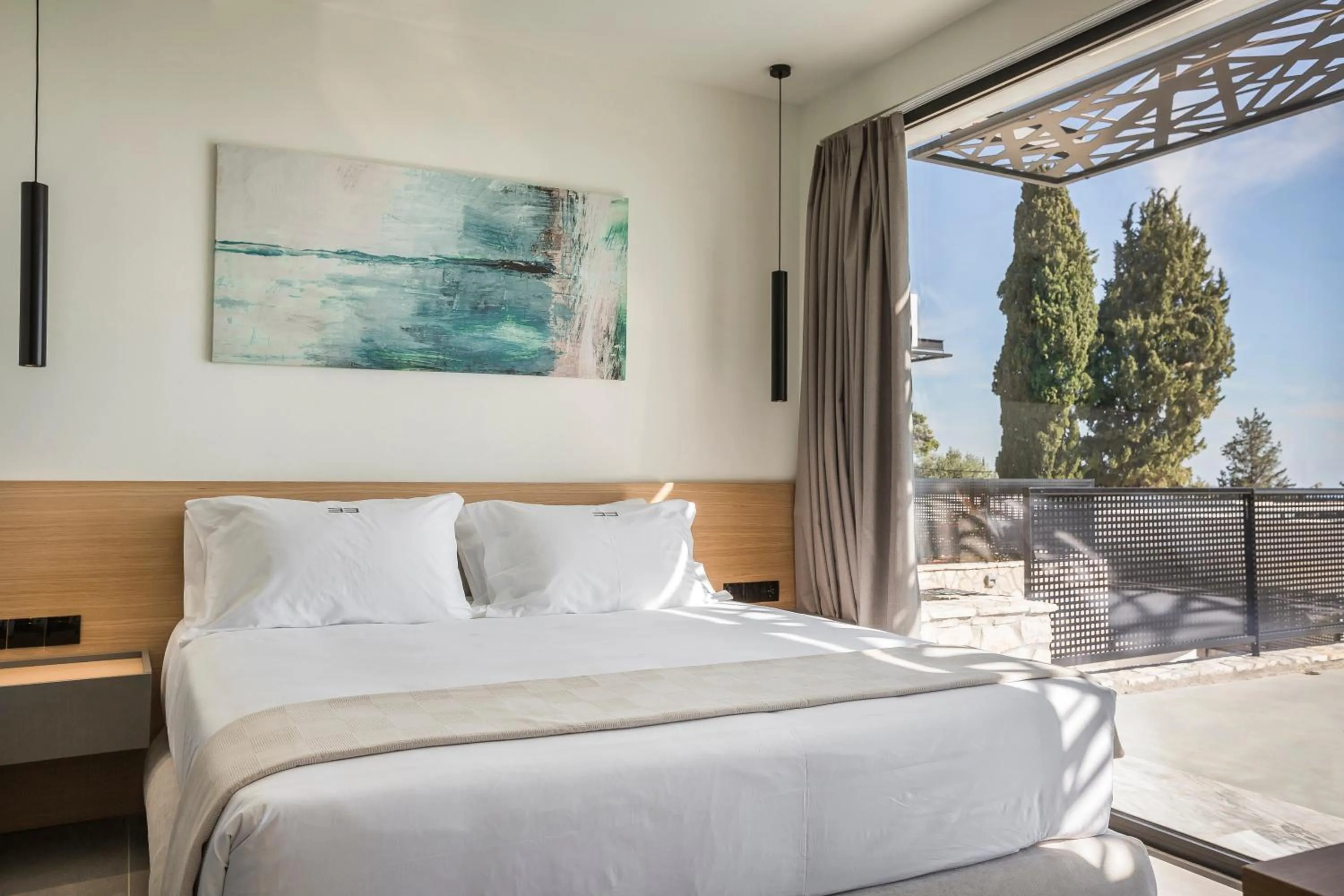 Bed in Erolidae Villas