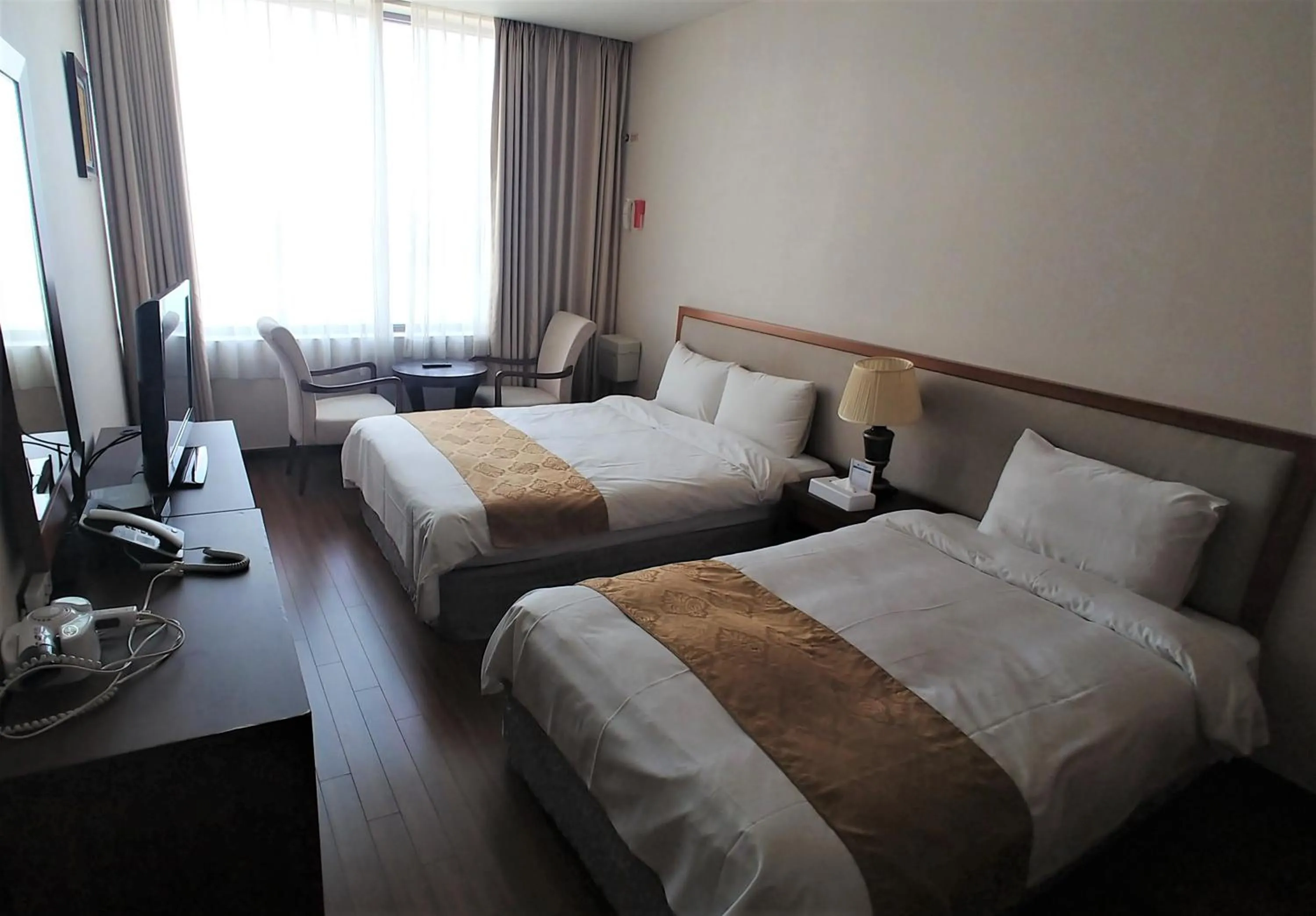Bed in Gyungpo Beach Hotel