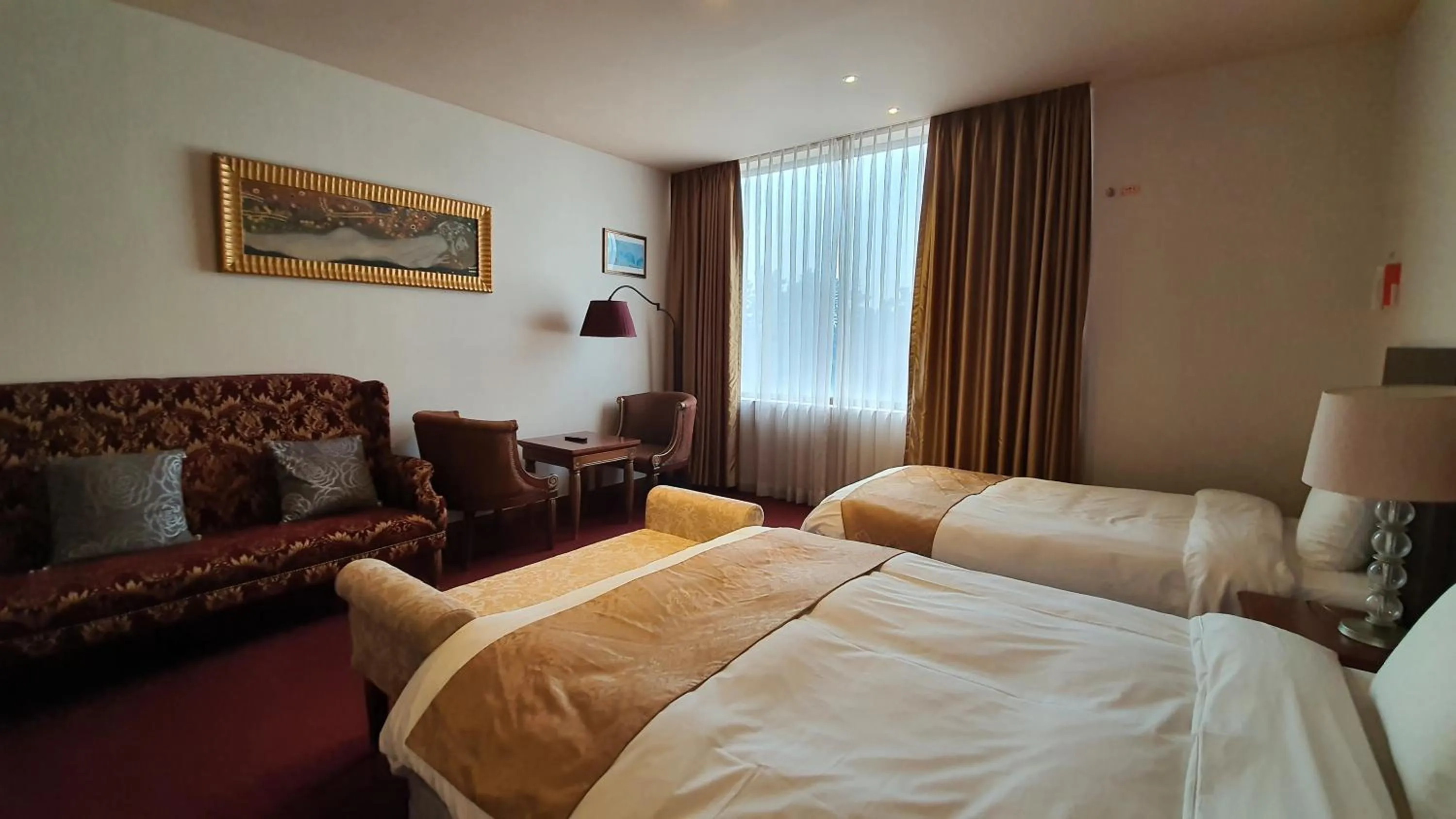 Bed in Gyungpo Beach Hotel