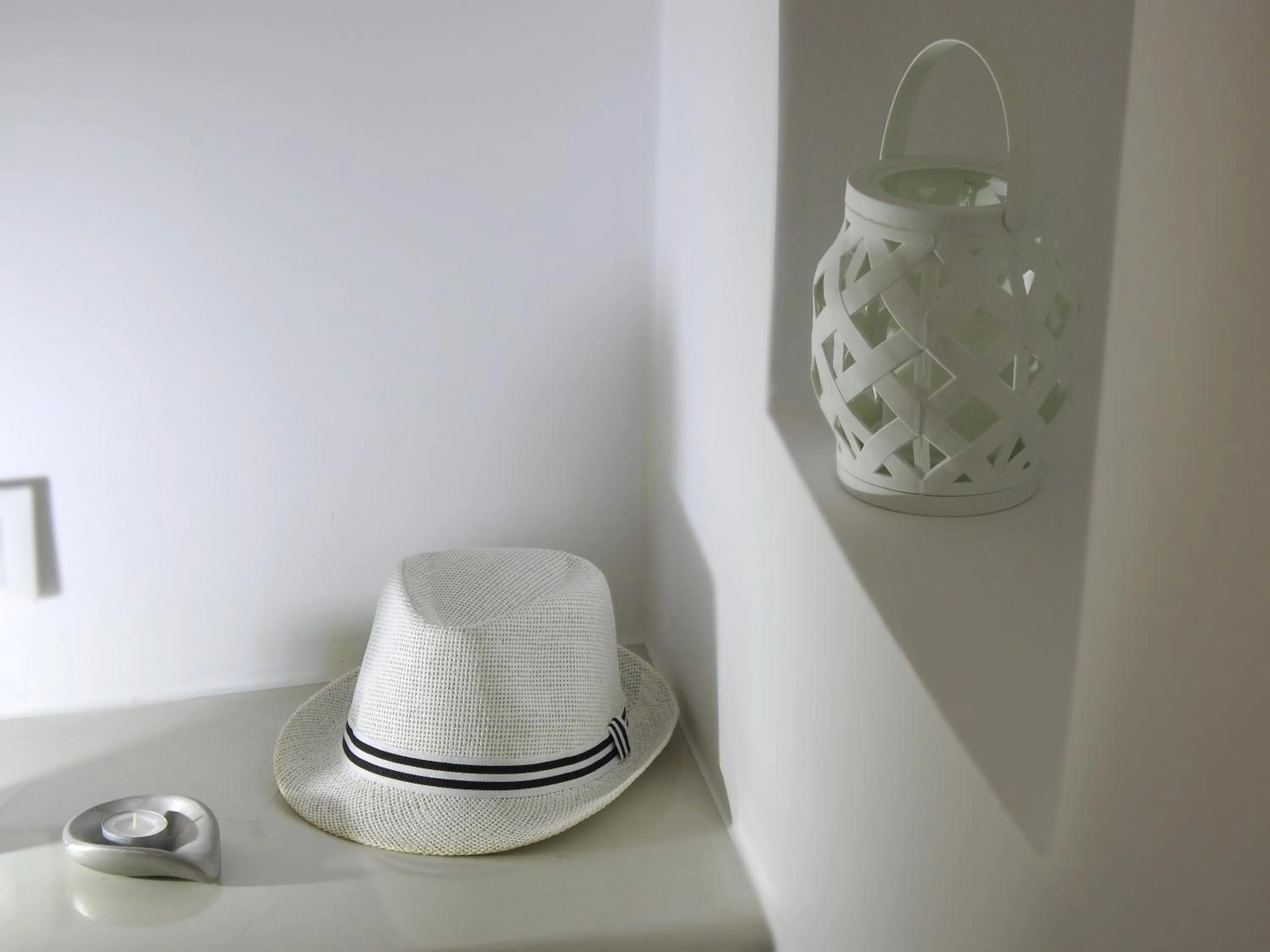 Decorative detail in Golden Stone Santorini Suites