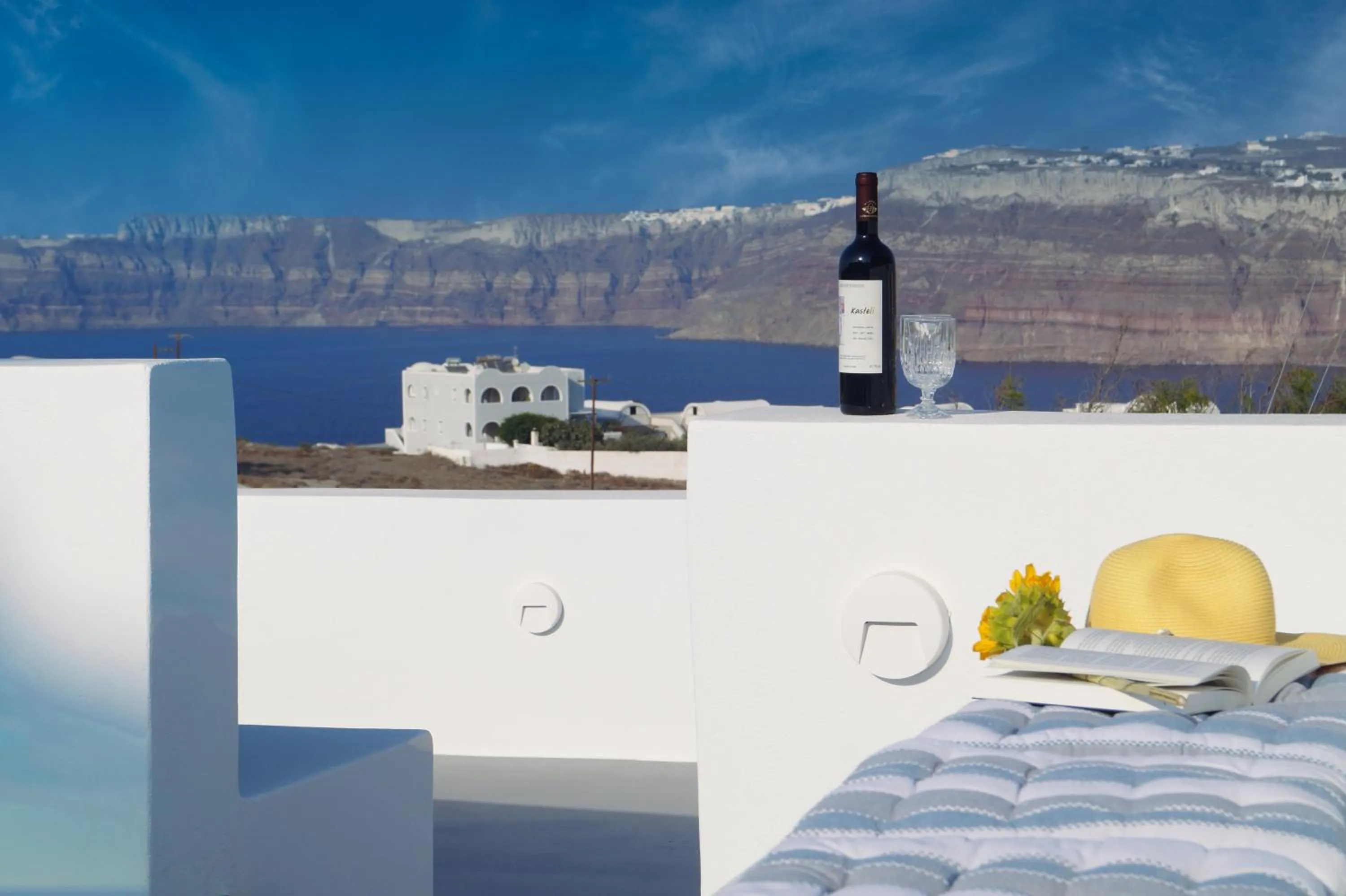 Balcony/Terrace in Golden Stone Santorini Suites