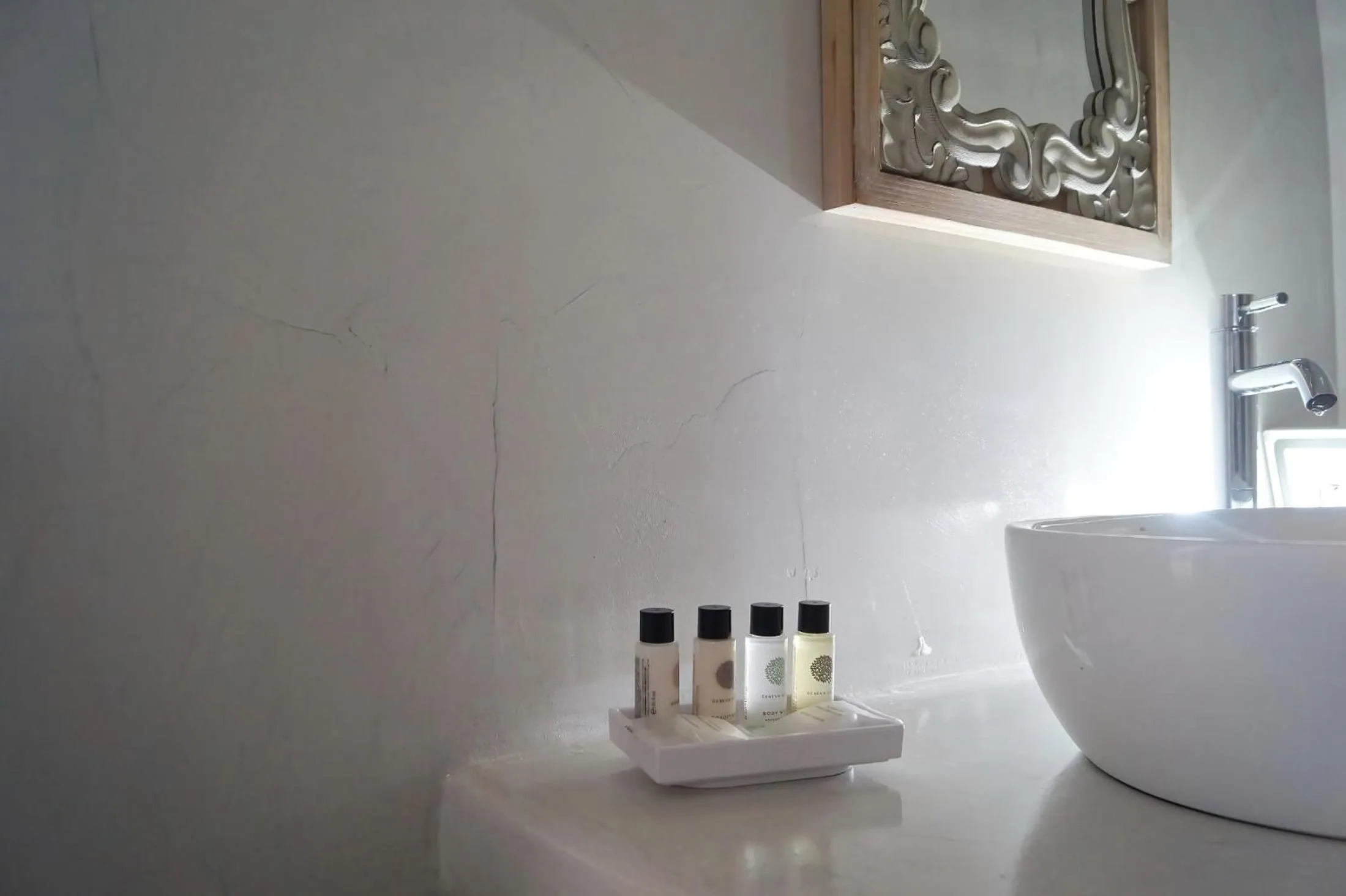 Bathroom in Golden Stone Santorini Suites