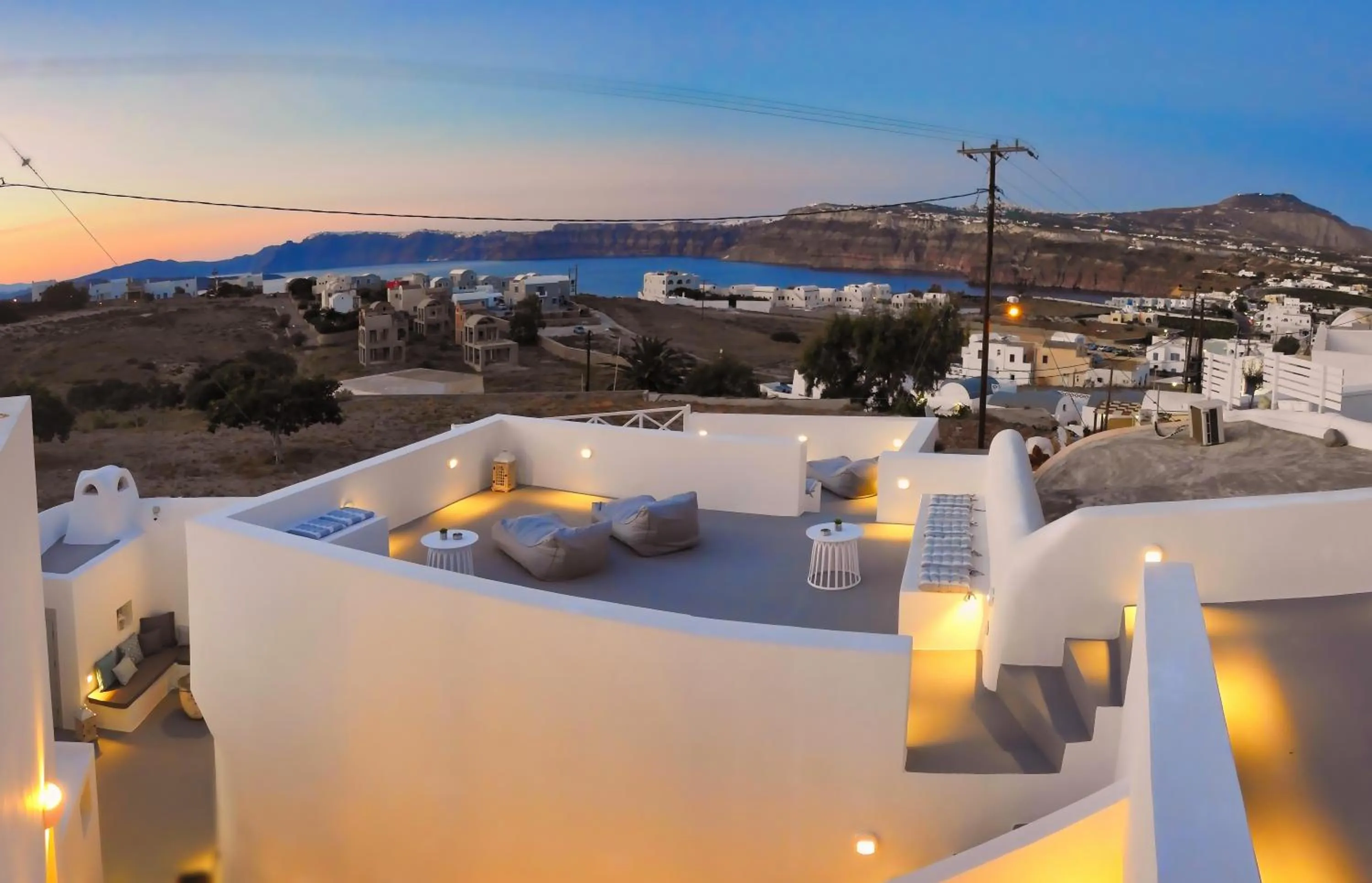 Balcony/Terrace in Golden Stone Santorini Suites