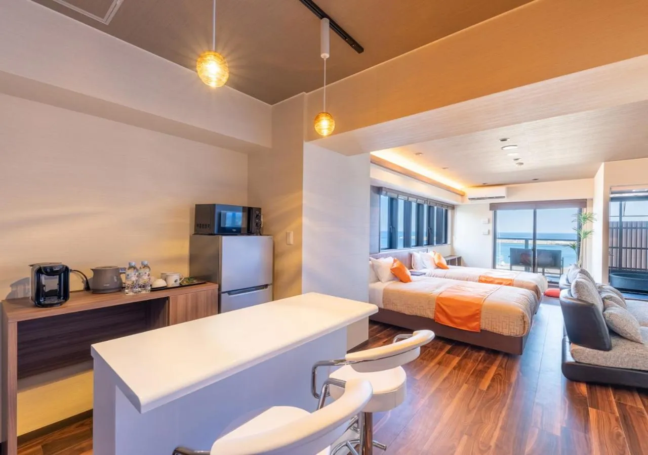 Bed in LiVEMAX RESORT Atami OCEAN