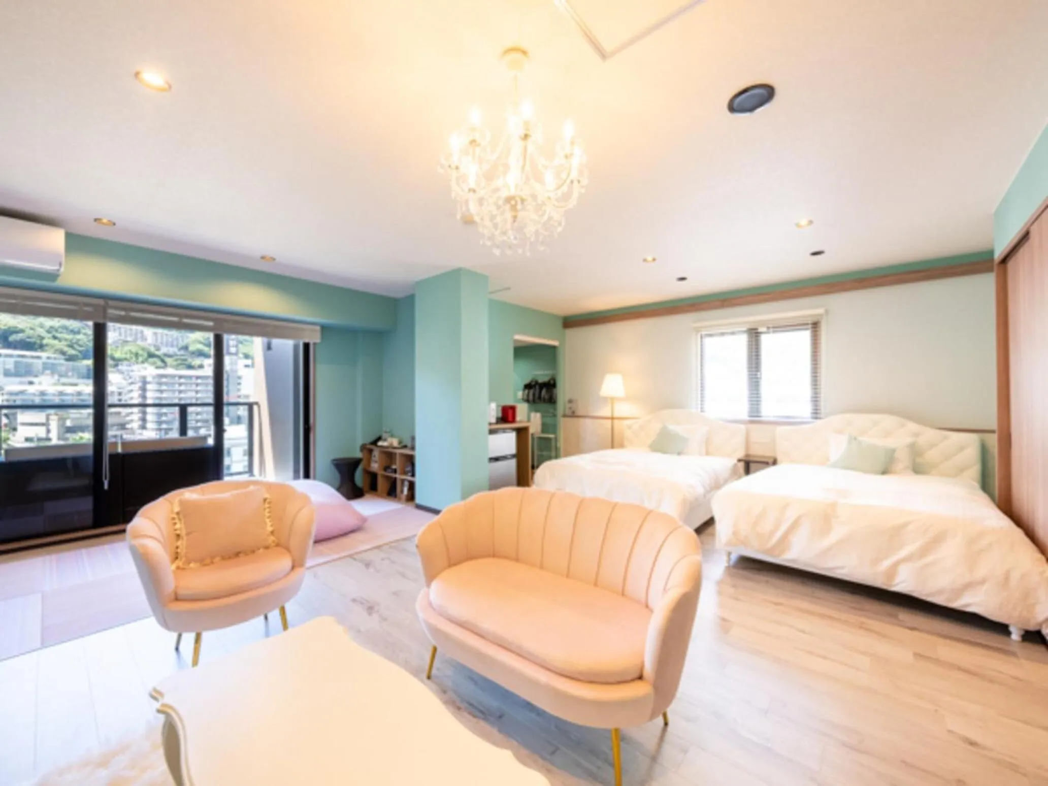 Bed in LiVEMAX RESORT Atami OCEAN