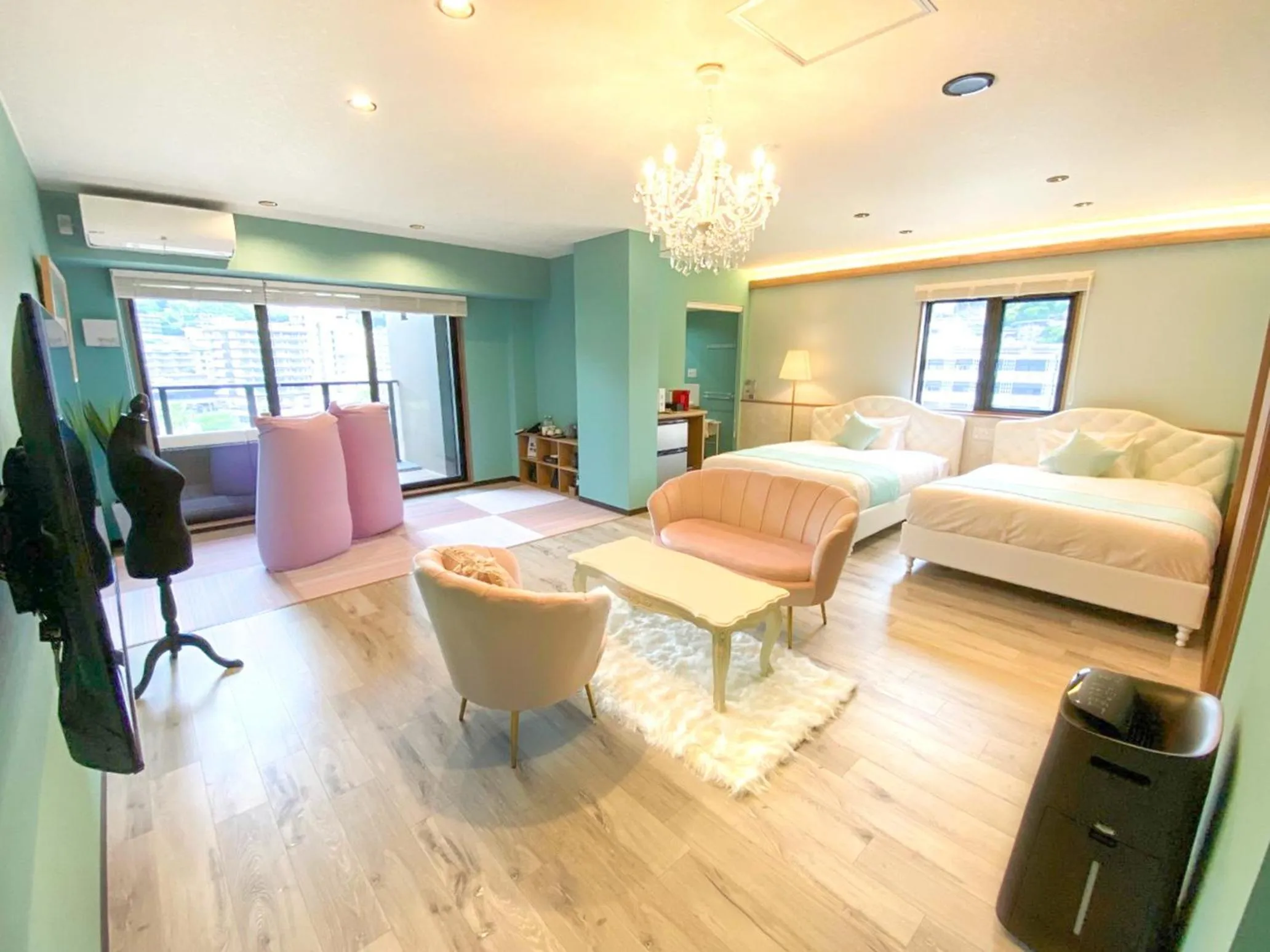 Bed in LiVEMAX RESORT Atami OCEAN