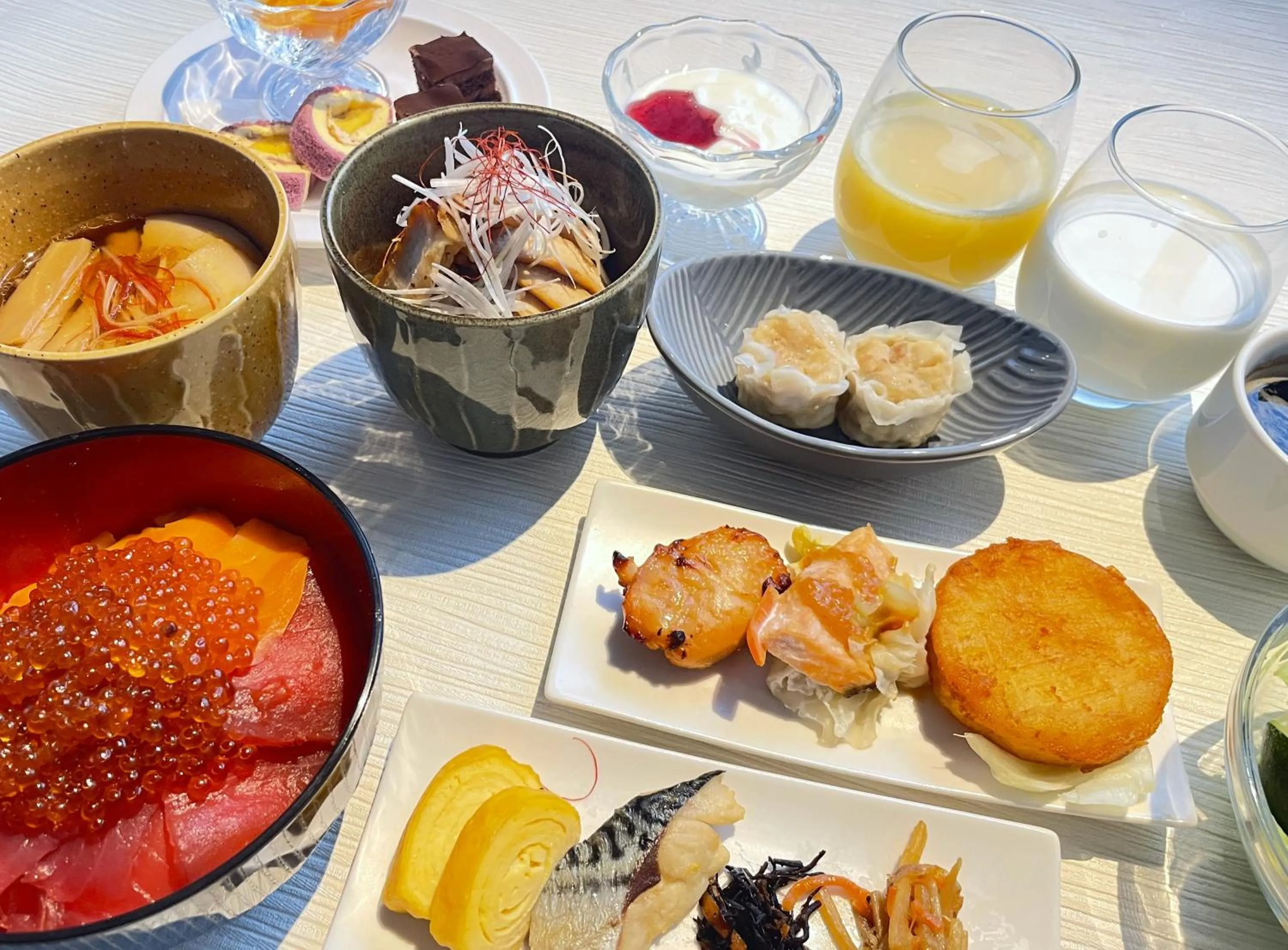 Breakfast in HOTEL AMANEK Asahikawa