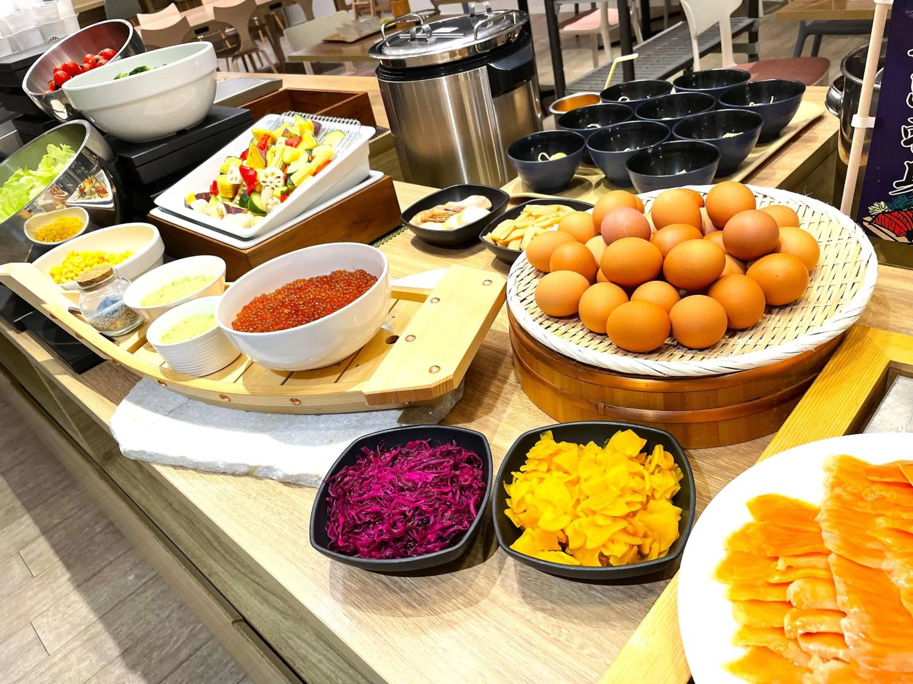 Breakfast in HOTEL AMANEK Asahikawa