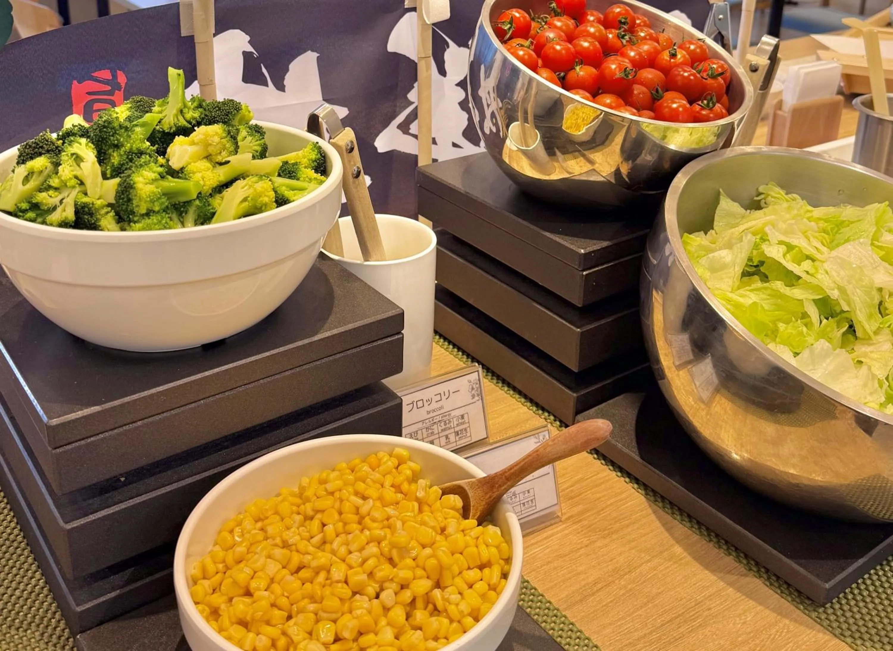 Breakfast in HOTEL AMANEK Asahikawa