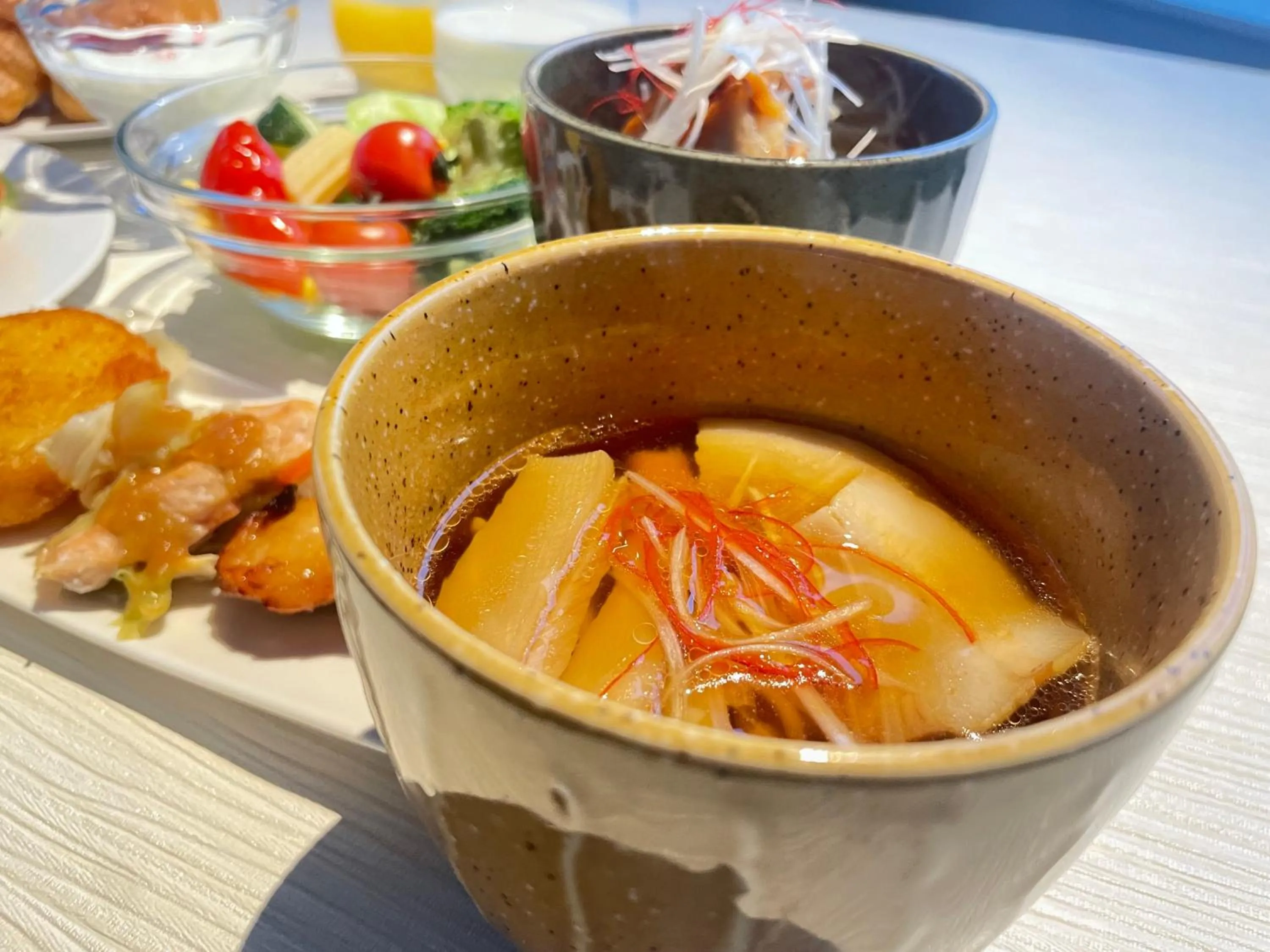 Breakfast in HOTEL AMANEK Asahikawa