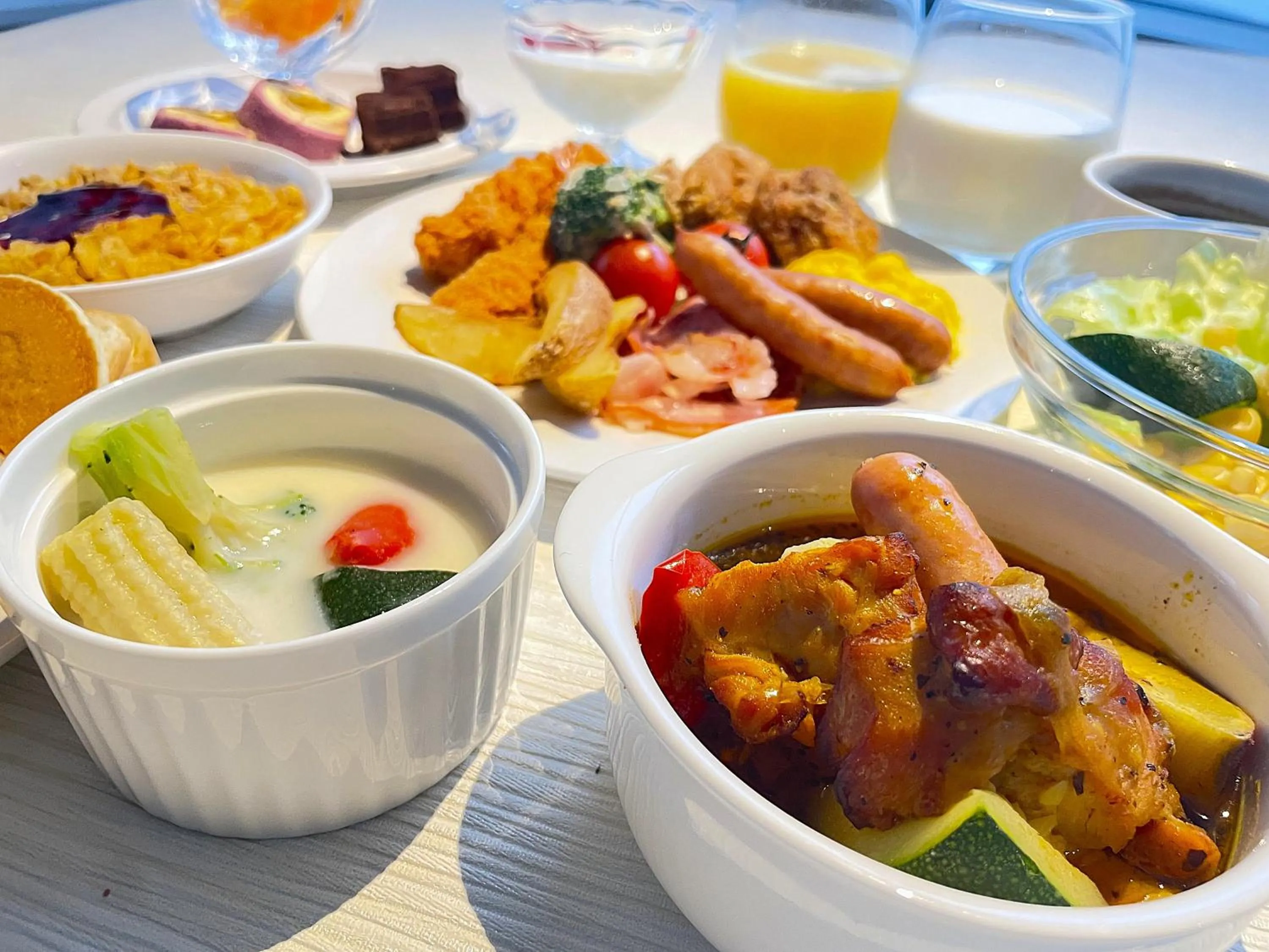 Breakfast in HOTEL AMANEK Asahikawa