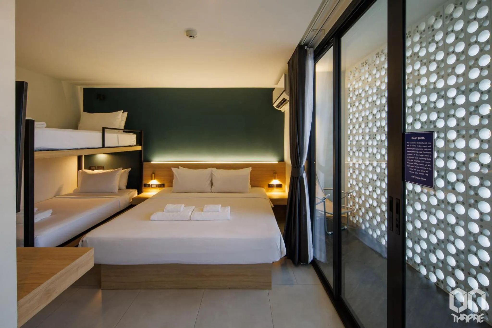 Bed in ON Thapae Gate Chiangmai